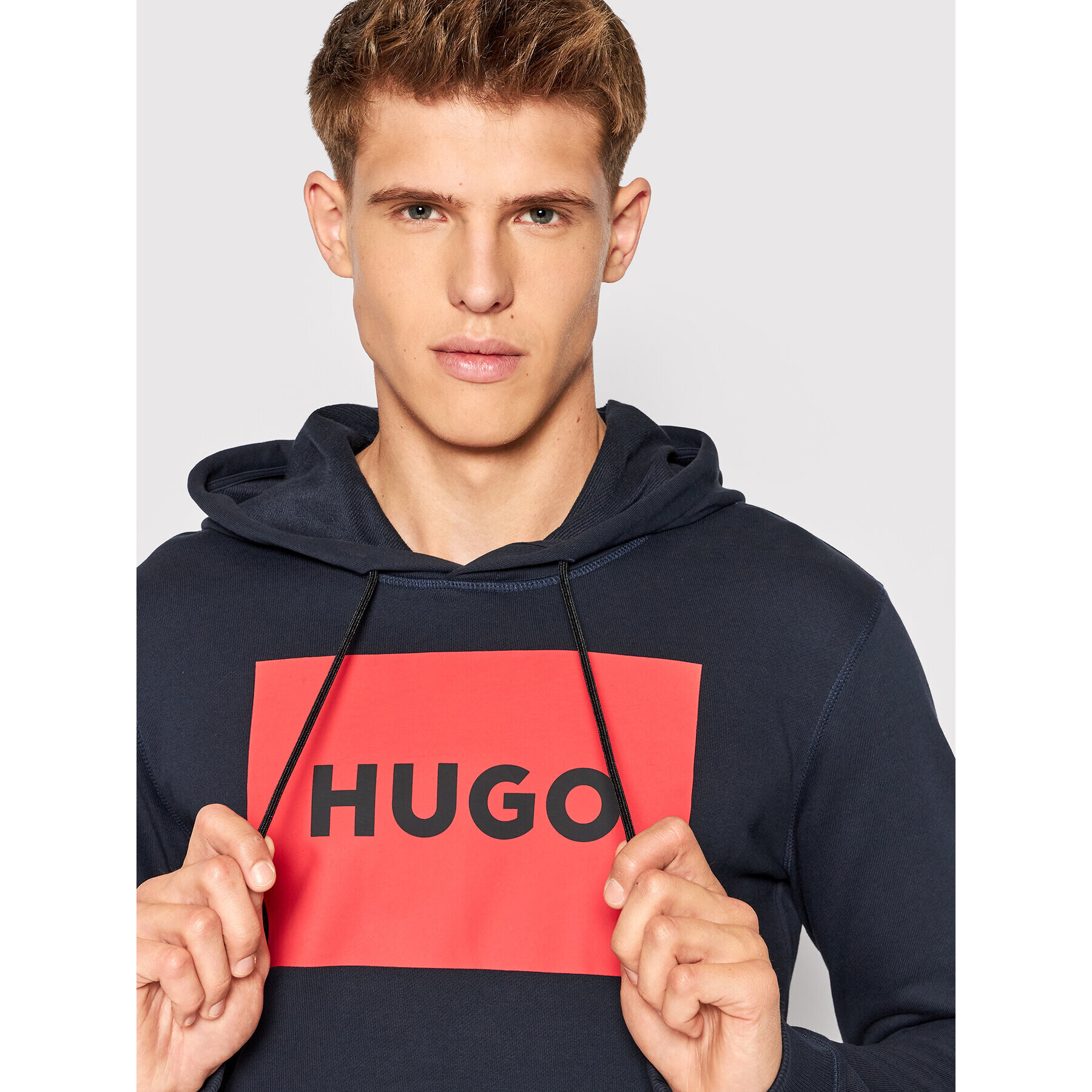 Hugo Bluză Duratschin223 50473168 Bleumarin Regular Fit - Pled.ro