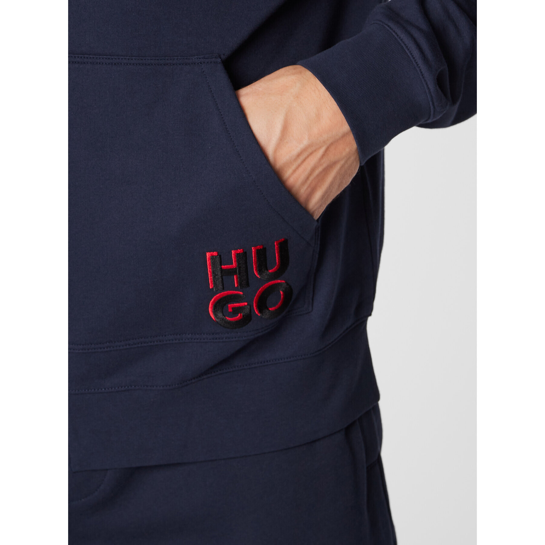 Hugo Bluză Monologo 50478933 Bleumarin Relaxed Fit - Pled.ro