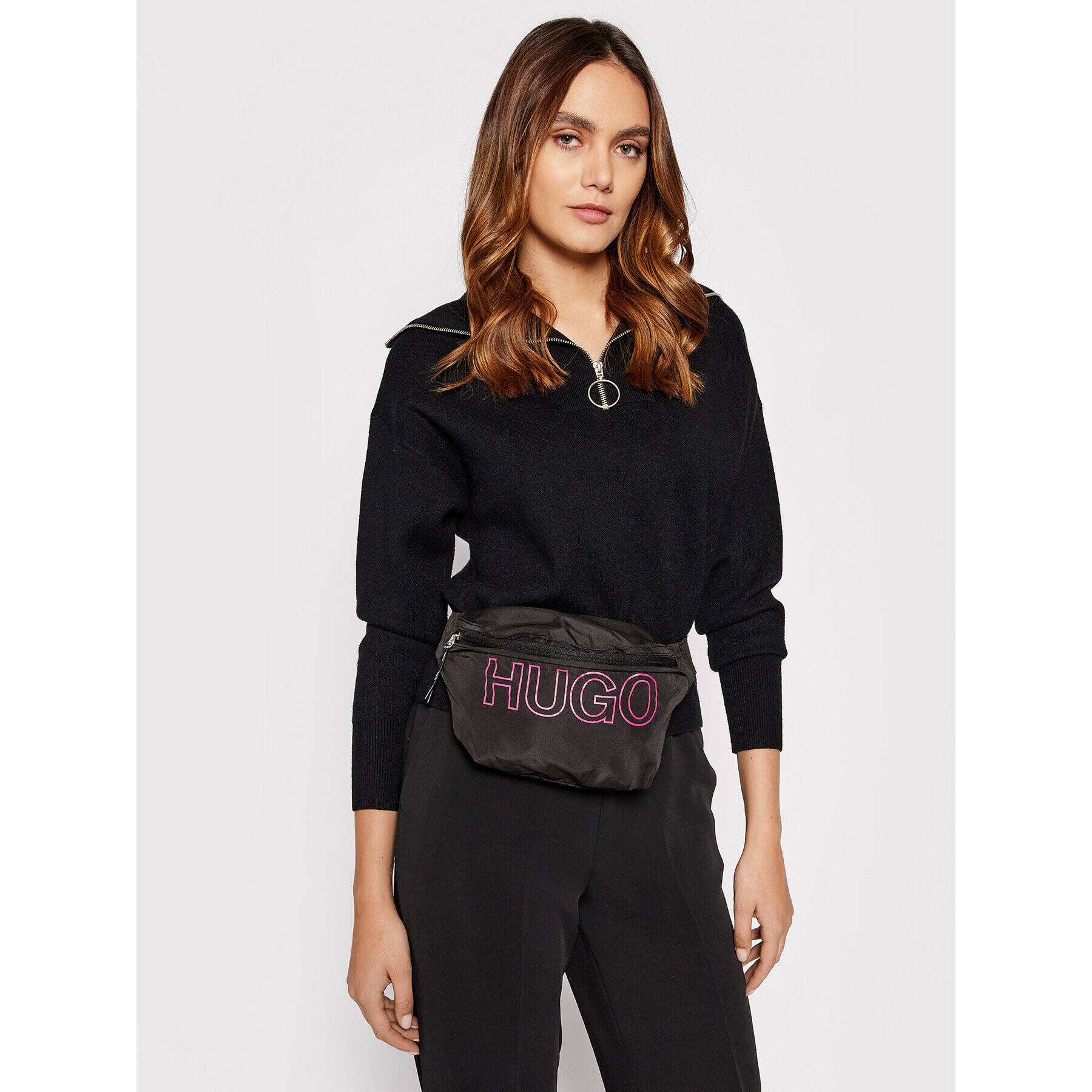 Hugo Borsetă Reborn Bumbag 50447515 10231109 01 Negru - Pled.ro