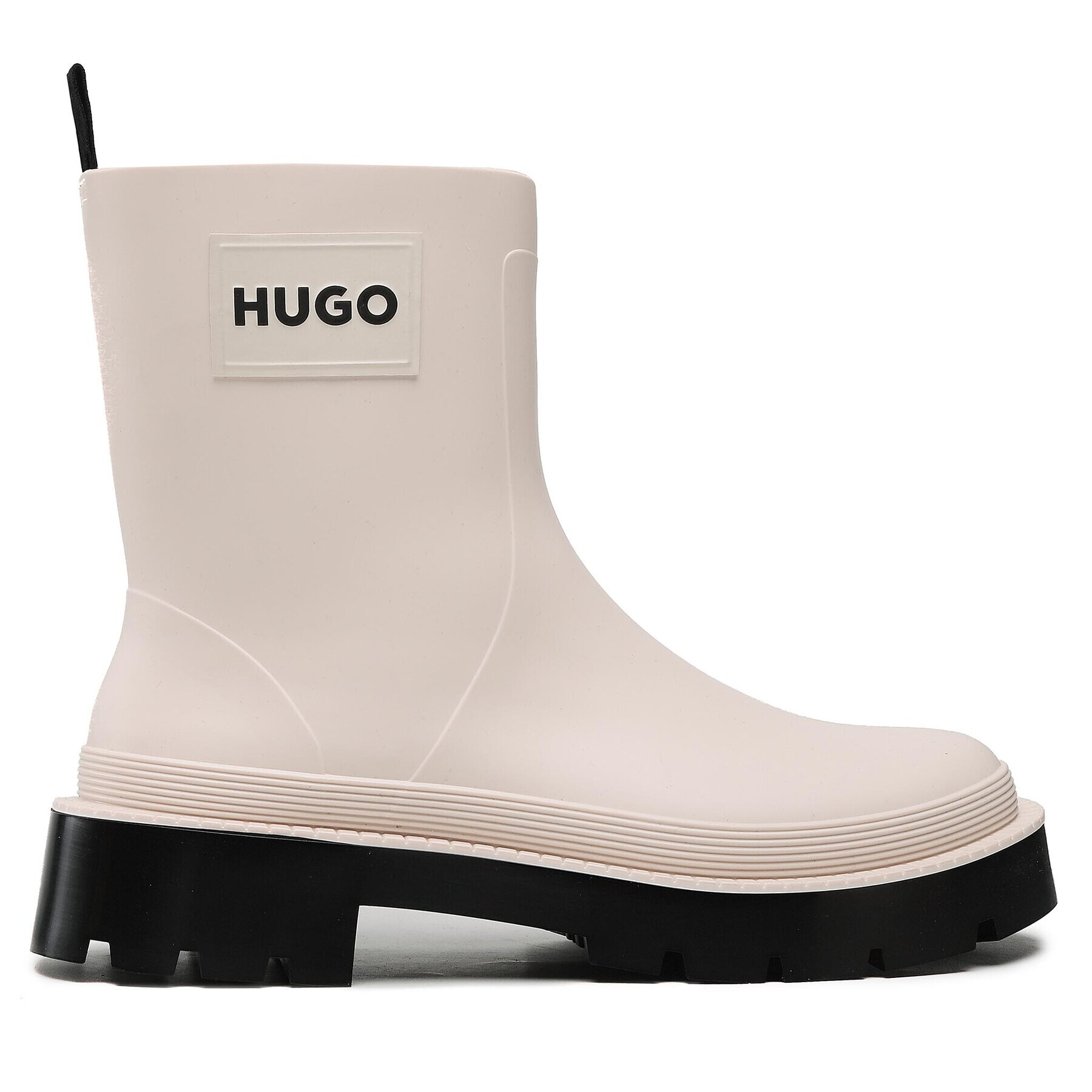 Hugo Cizme de cauciuc Jin Rain Bootie 50487964 10222177 01 Alb - Pled.ro