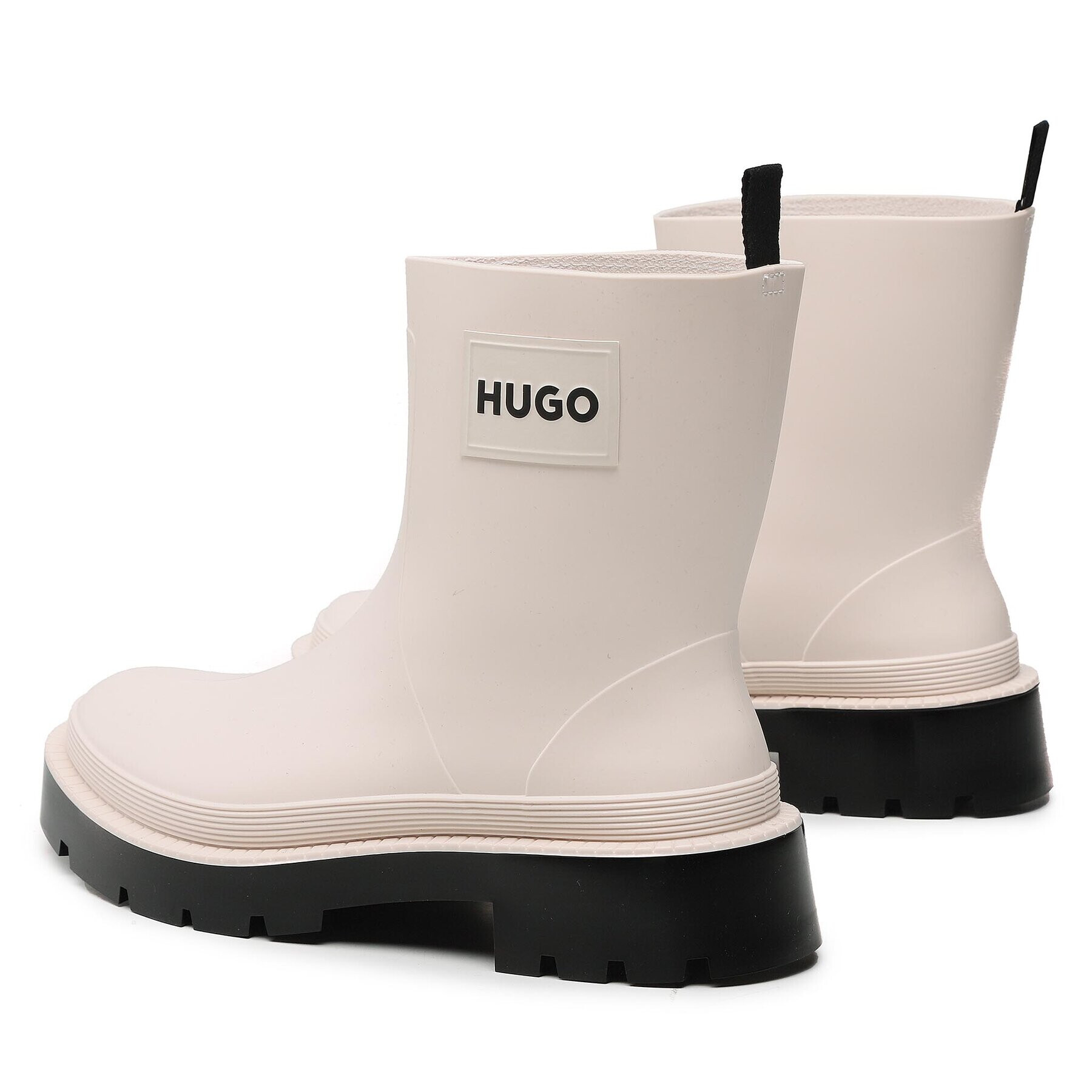 Hugo Cizme de cauciuc Jin Rain Bootie 50487964 10222177 01 Alb - Pled.ro