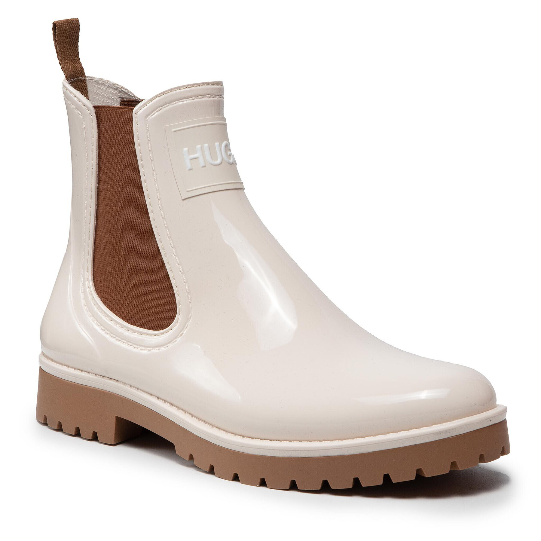 Hugo Cizme de cauciuc Tabita Rain Bootie 50461985 10222177 01 Bej - Pled.ro