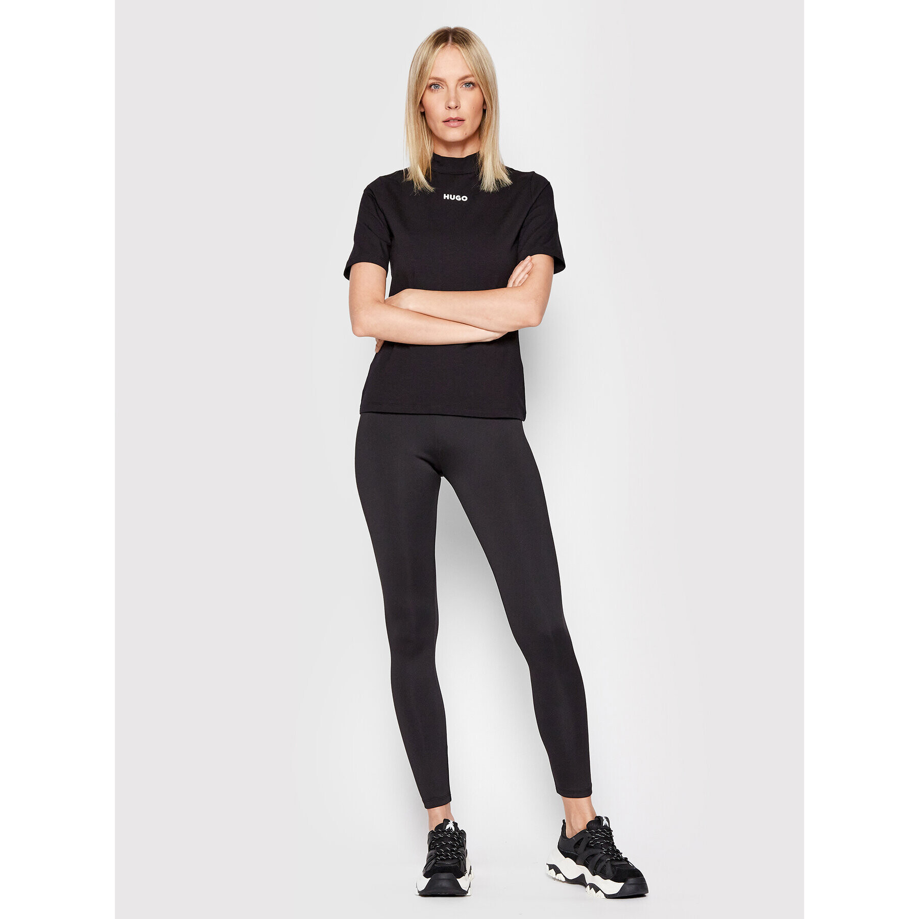 Hugo Colanți 50470572 Negru Skinny Fit - Pled.ro