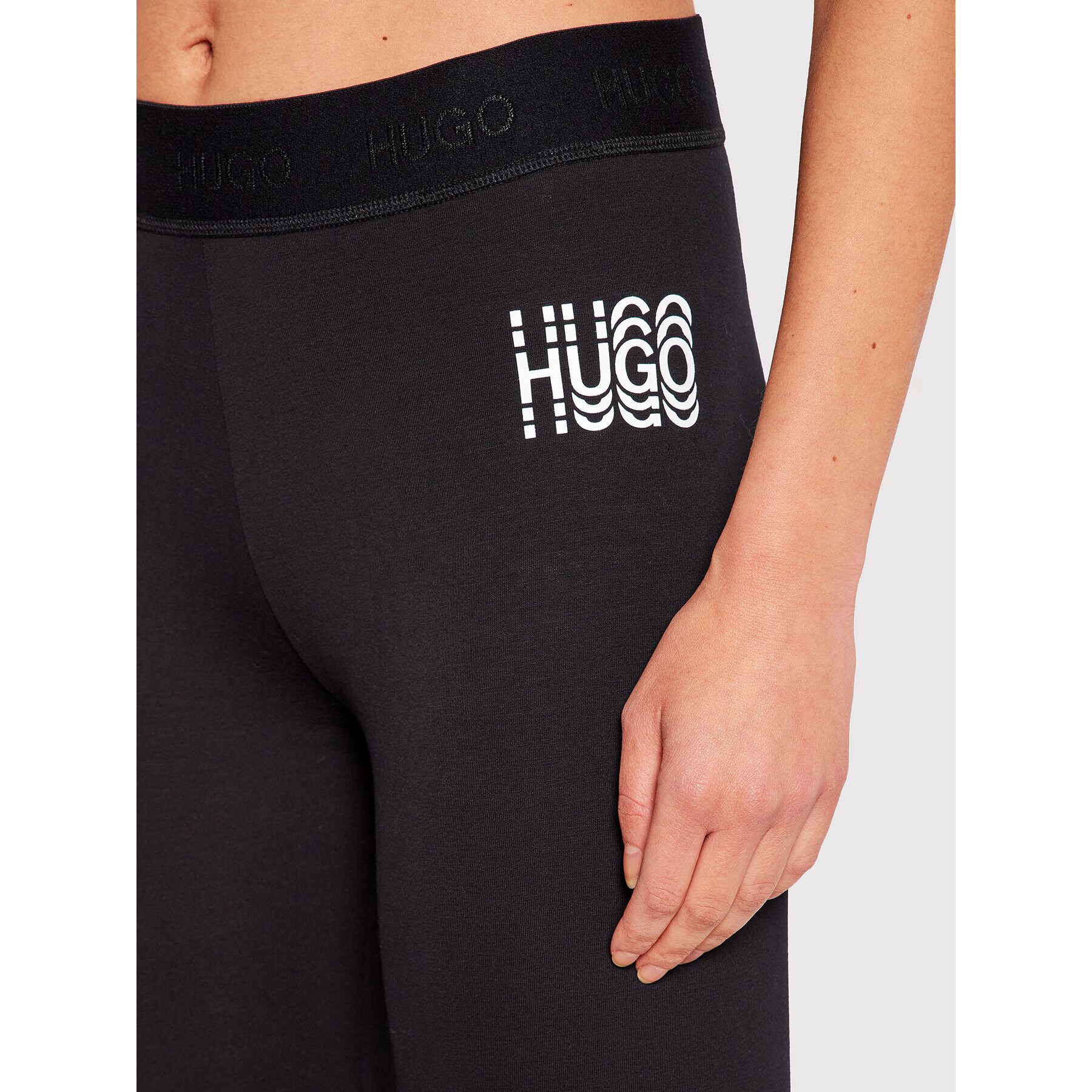 Hugo Colanți Nacara 50457326 Negru Slim Fit - Pled.ro