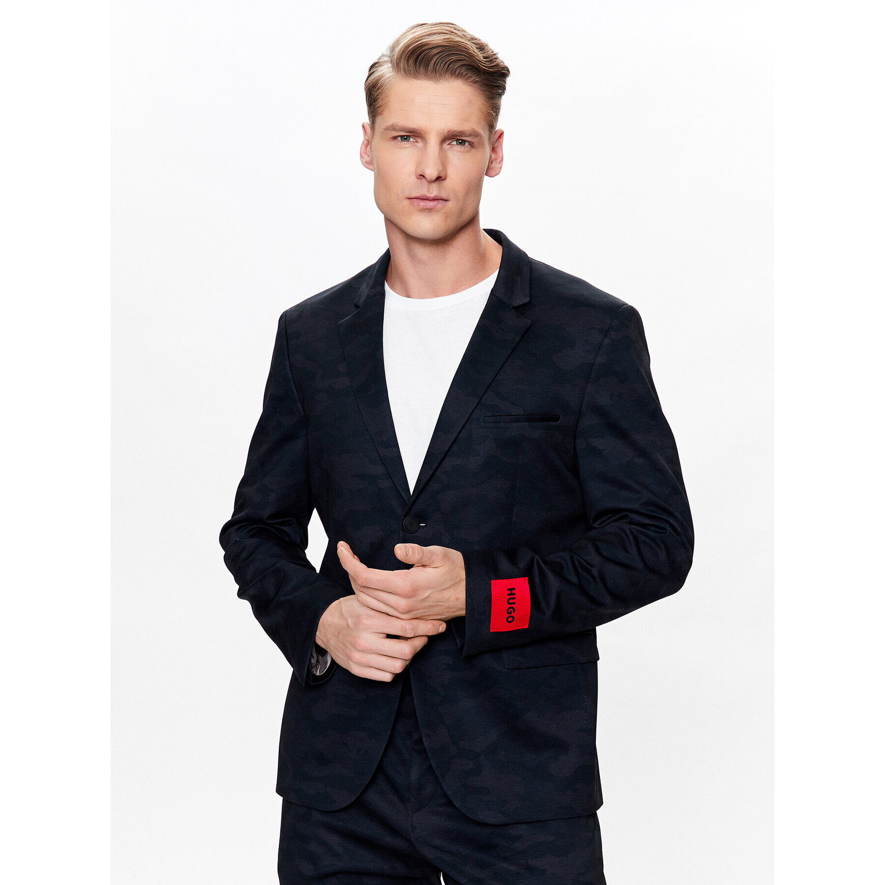 Hugo Costum 50483135 Albastru Extra Slim Fit - Pled.ro