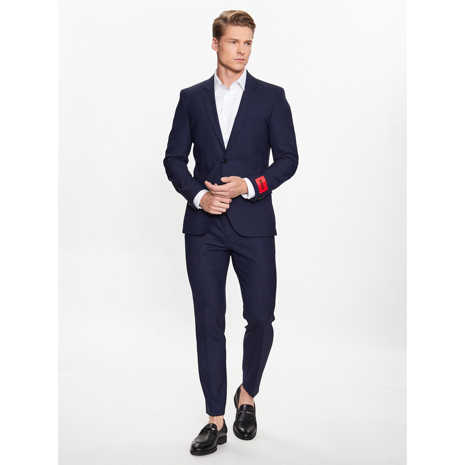 Hugo Costum 50485859 Albastru Extra Slim Fit - Pled.ro