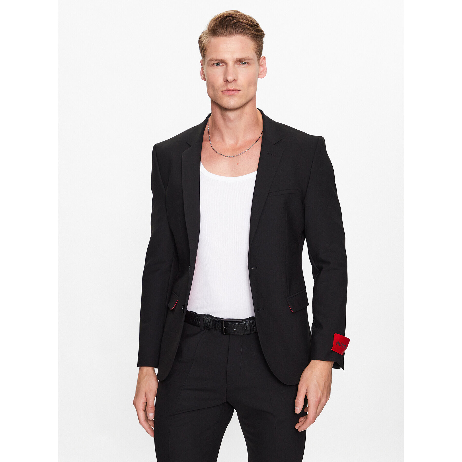 Hugo Costum 50485859 Negru Extra Slim Fit - Pled.ro