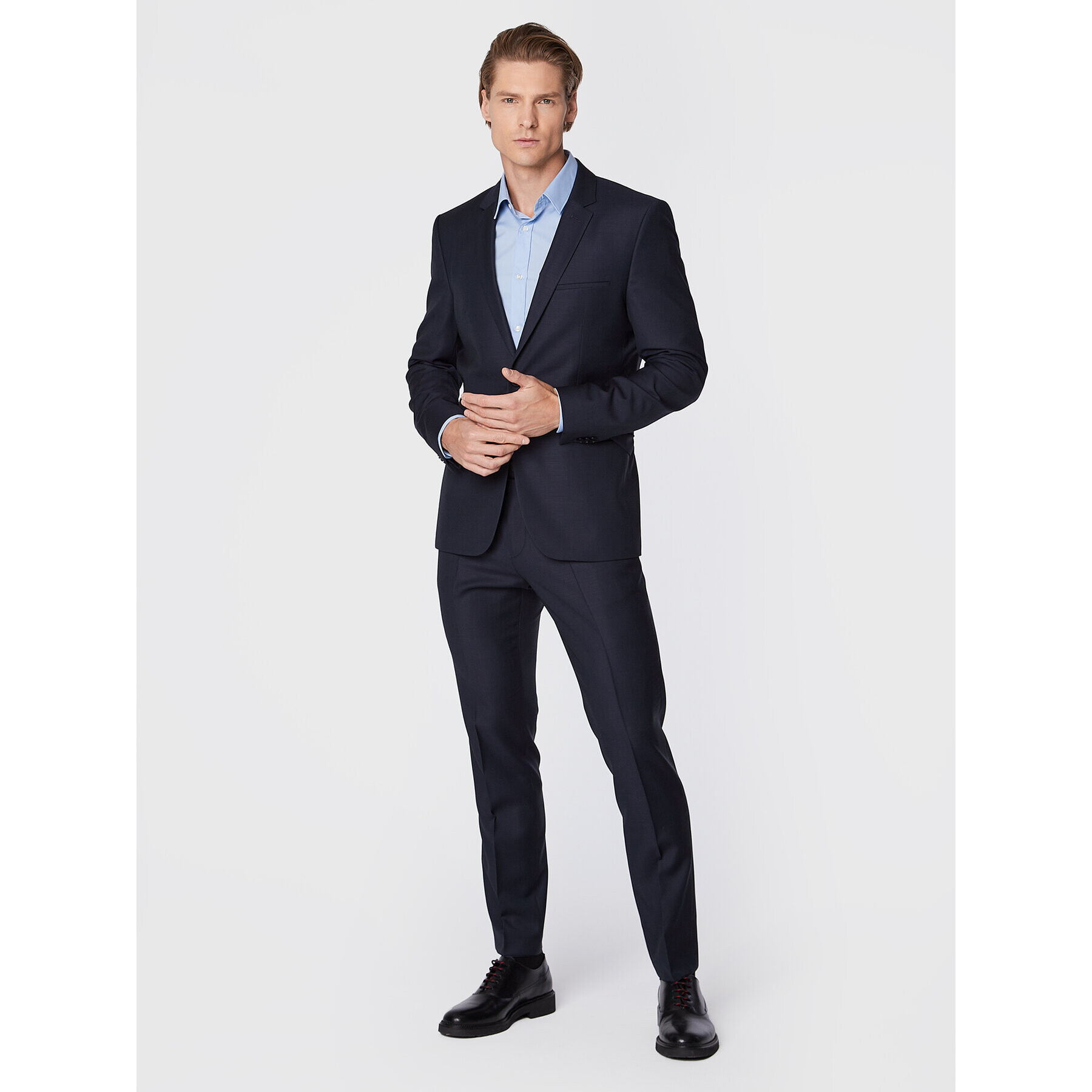 Hugo Costum Arti/Hesten212 50481864 Bleumarin Slim Fit - Pled.ro