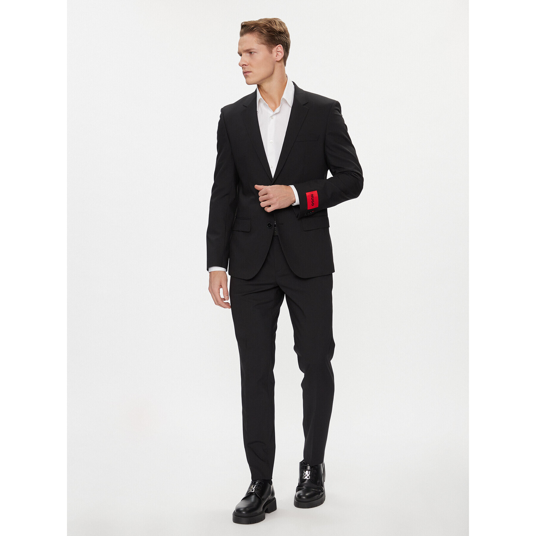 Hugo Costum Henry/Getlin232X 50500239 Negru Slim Fit - Pled.ro