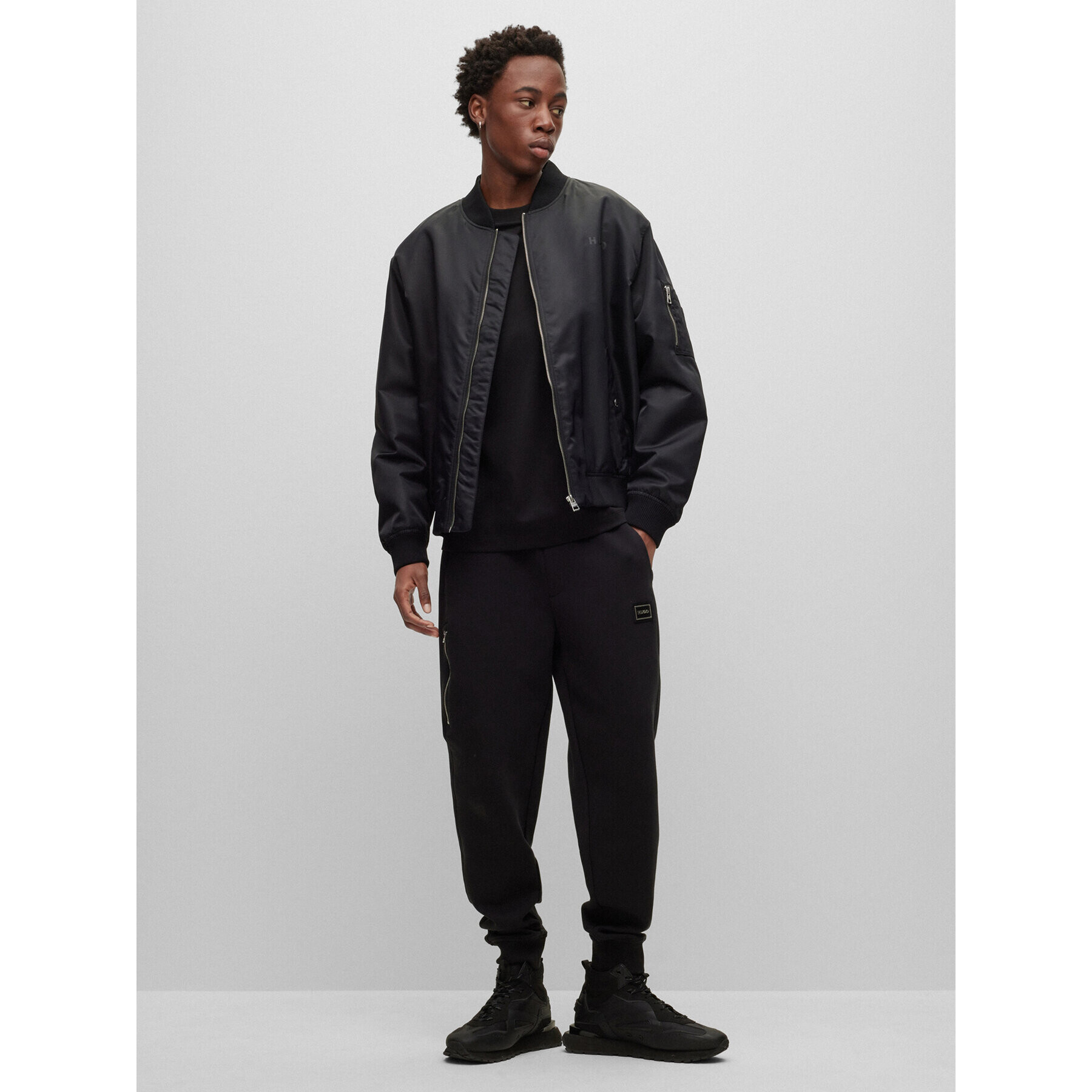 Hugo Geacă bomber Byler2321 50485591 Negru Oversize - Pled.ro