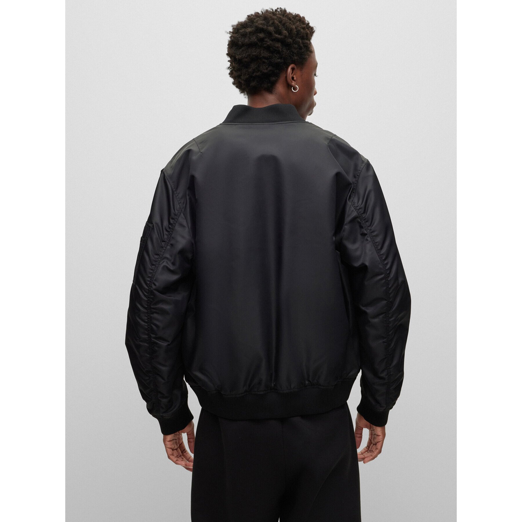 Hugo Geacă bomber Byler2321 50485591 Negru Oversize - Pled.ro