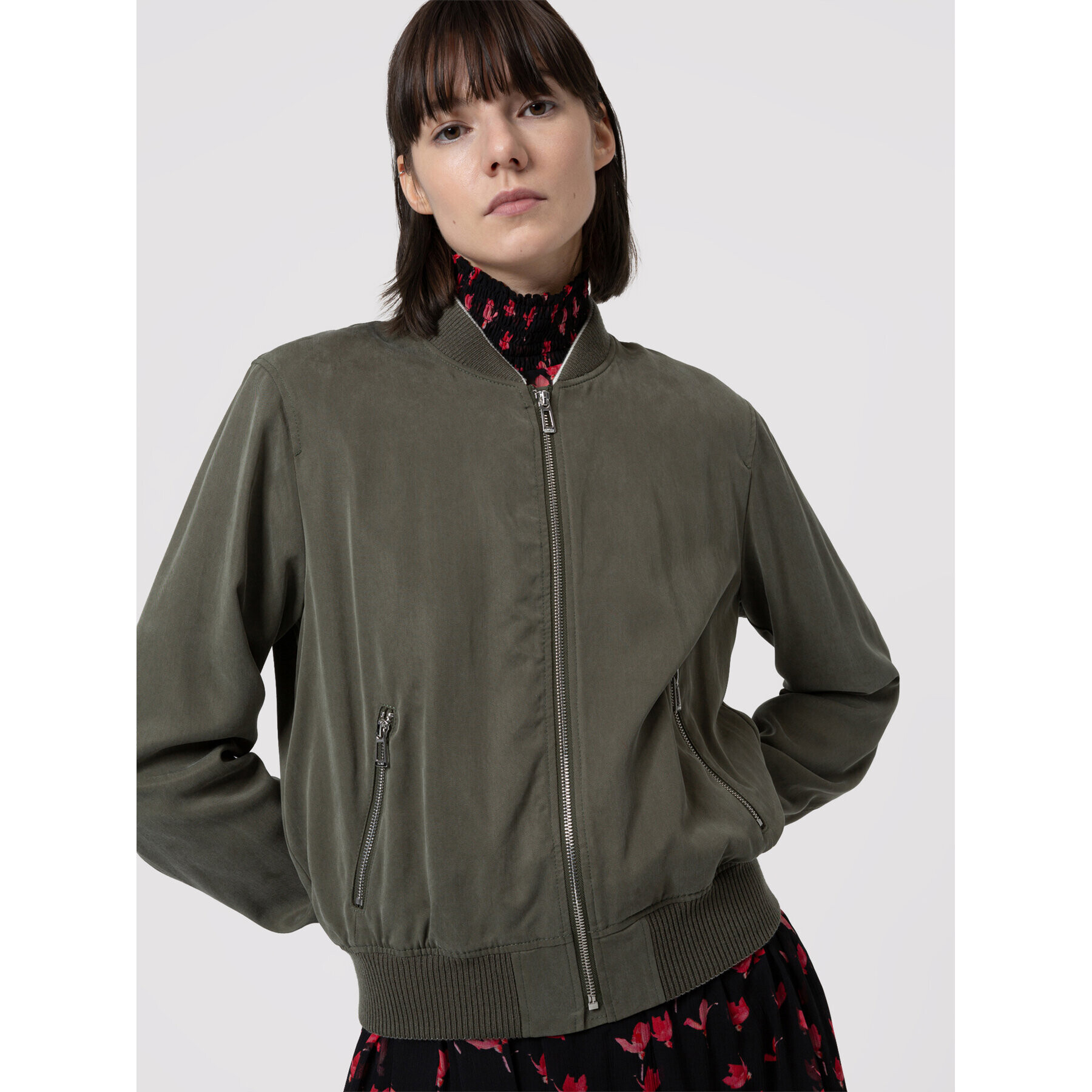 Hugo Geacă bomber Agesa-1 50449569 Verde Regular Fit - Pled.ro