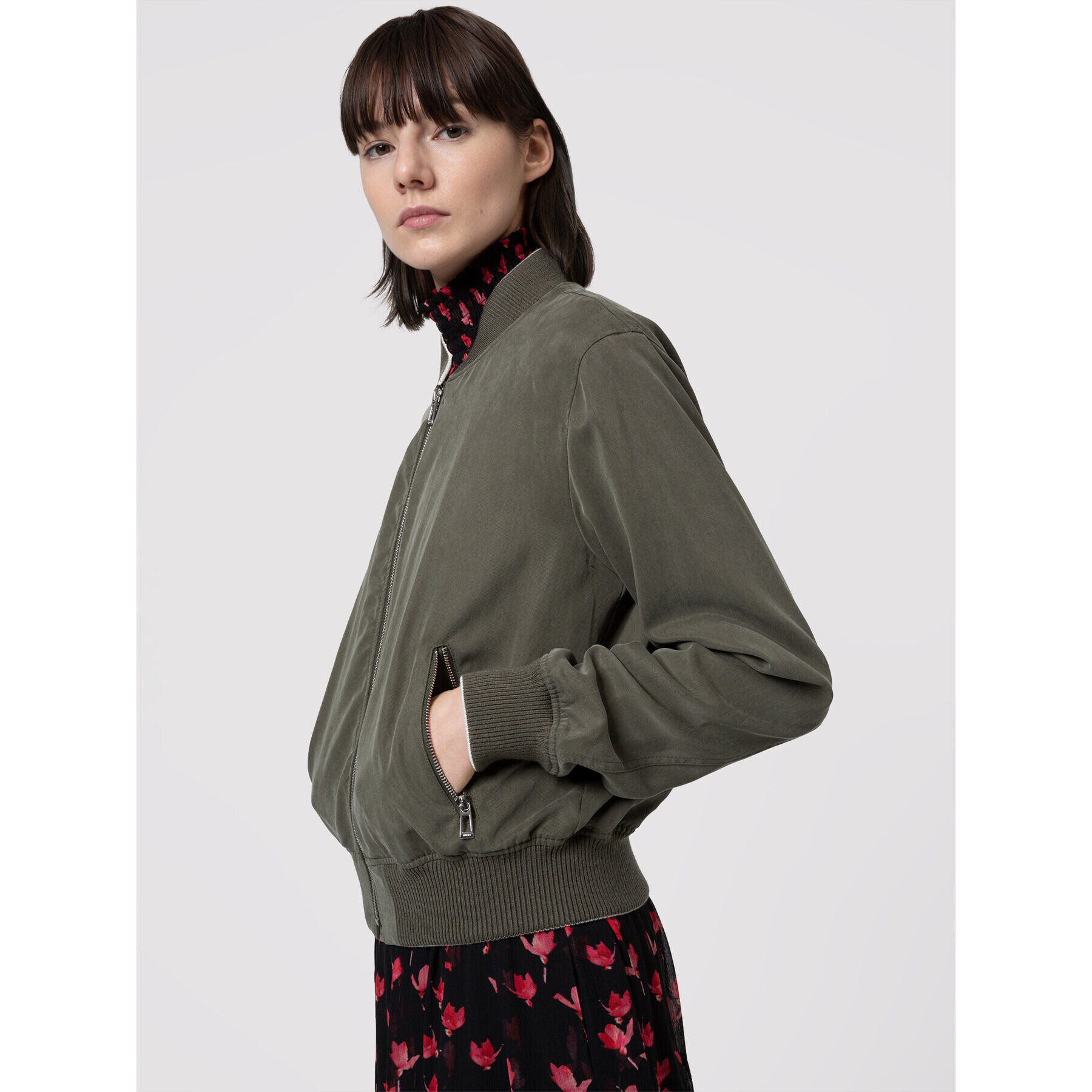 Hugo Geacă bomber Agesa-1 50449569 Verde Regular Fit - Pled.ro