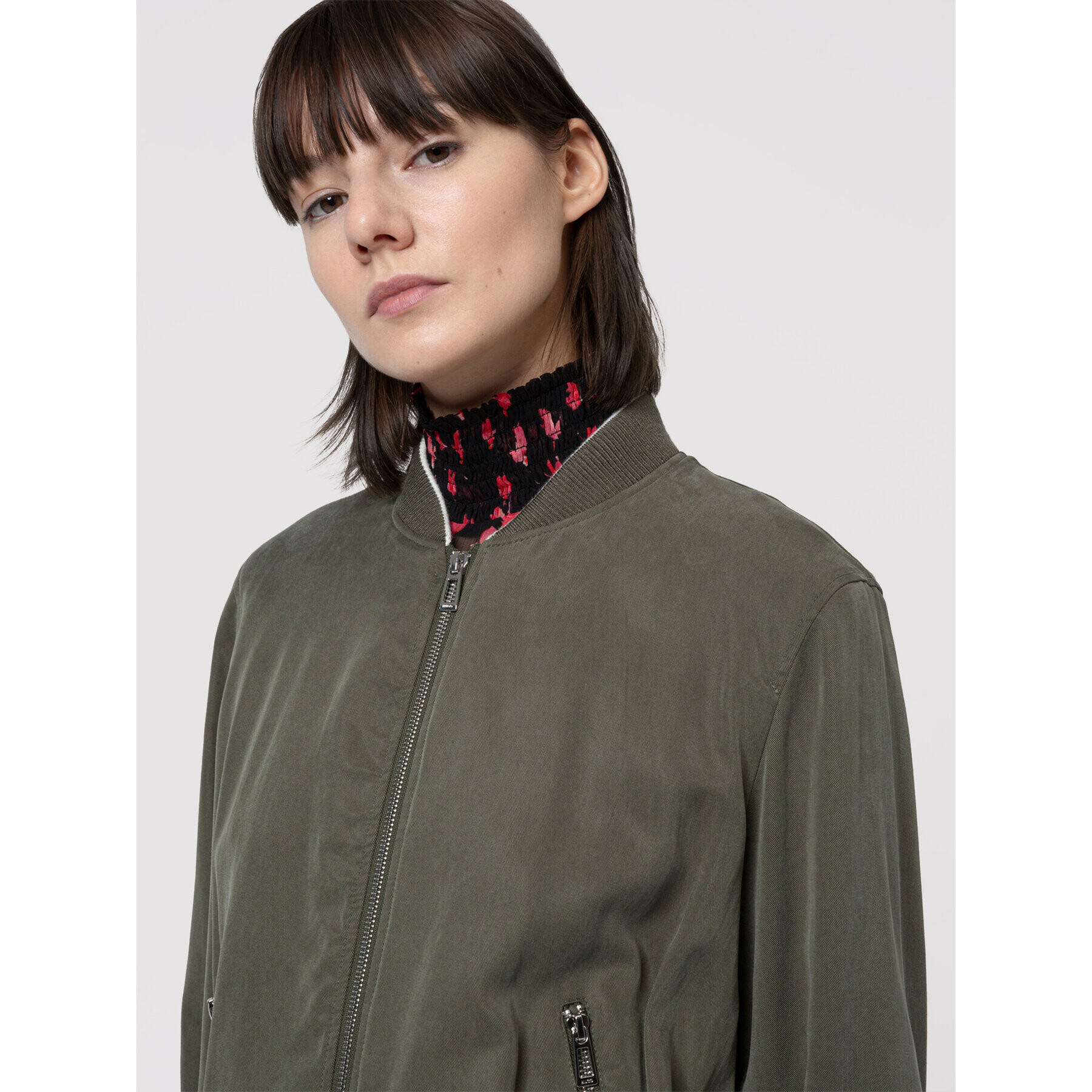 Hugo Geacă bomber Agesa-1 50449569 Verde Regular Fit - Pled.ro