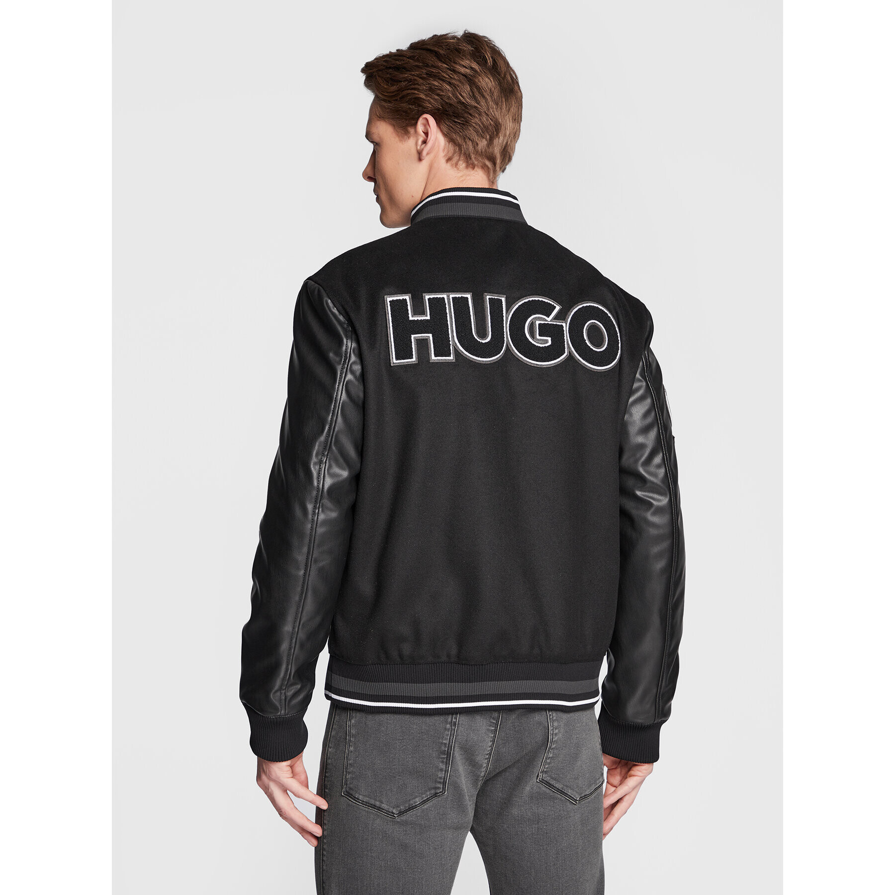 Hugo Geacă bomber Babu C2241 50475260 Negru Regular Fit - Pled.ro