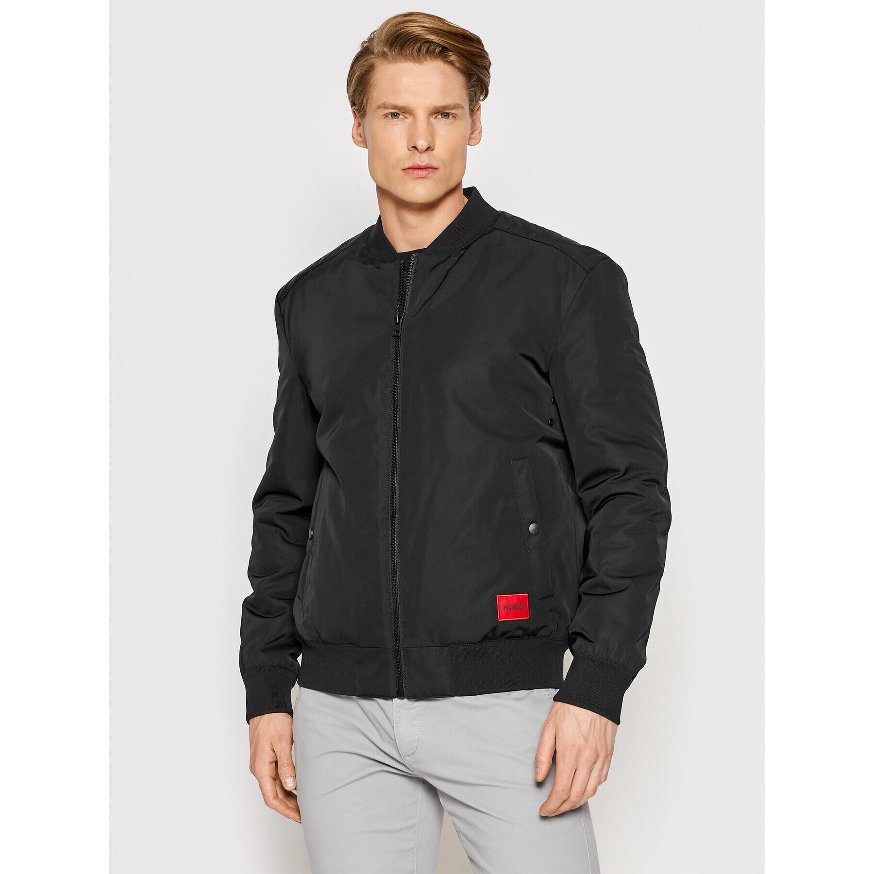 Hugo Geacă bomber Boris 50467935 Negru Regular Fit - Pled.ro