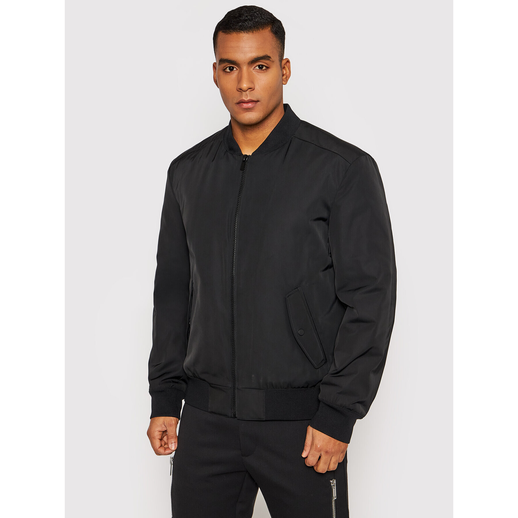 Hugo Geacă bomber Boris2121 50447956 Negru Regular Fit - Pled.ro