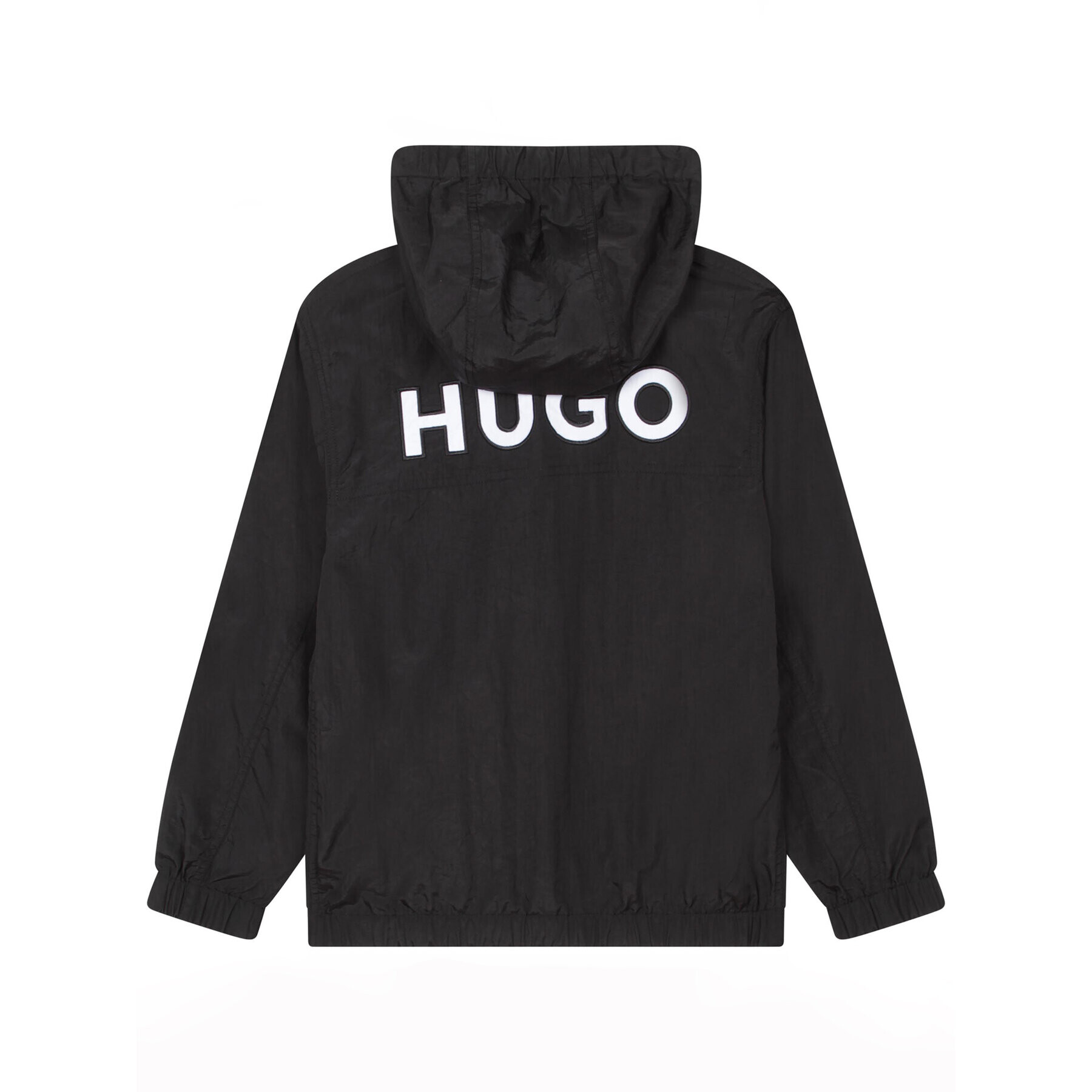 Hugo Geacă de vânt G26107 D Negru Regular Fit - Pled.ro