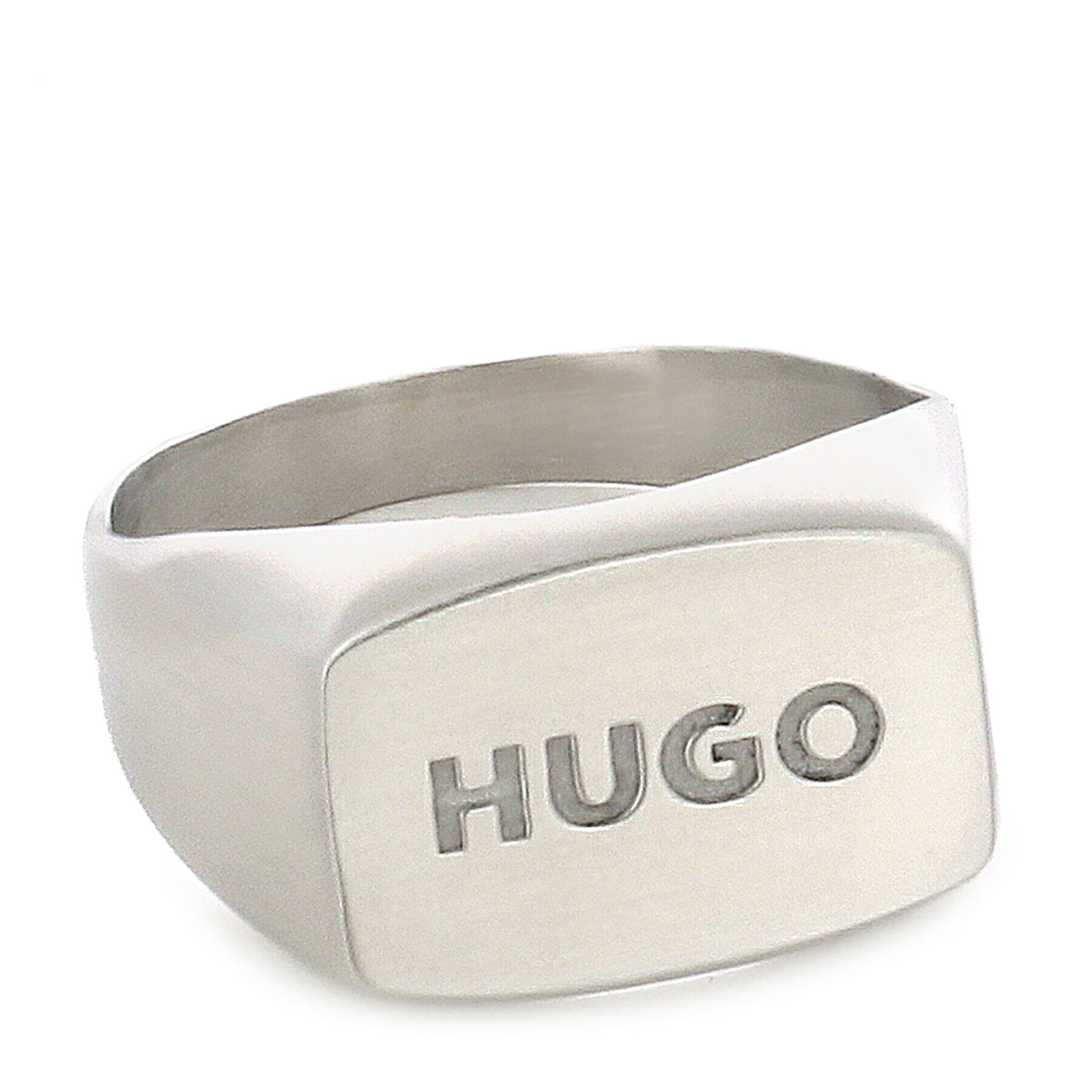 Hugo Inel E-Logobold-Ring 50472524 Argintiu - Pled.ro