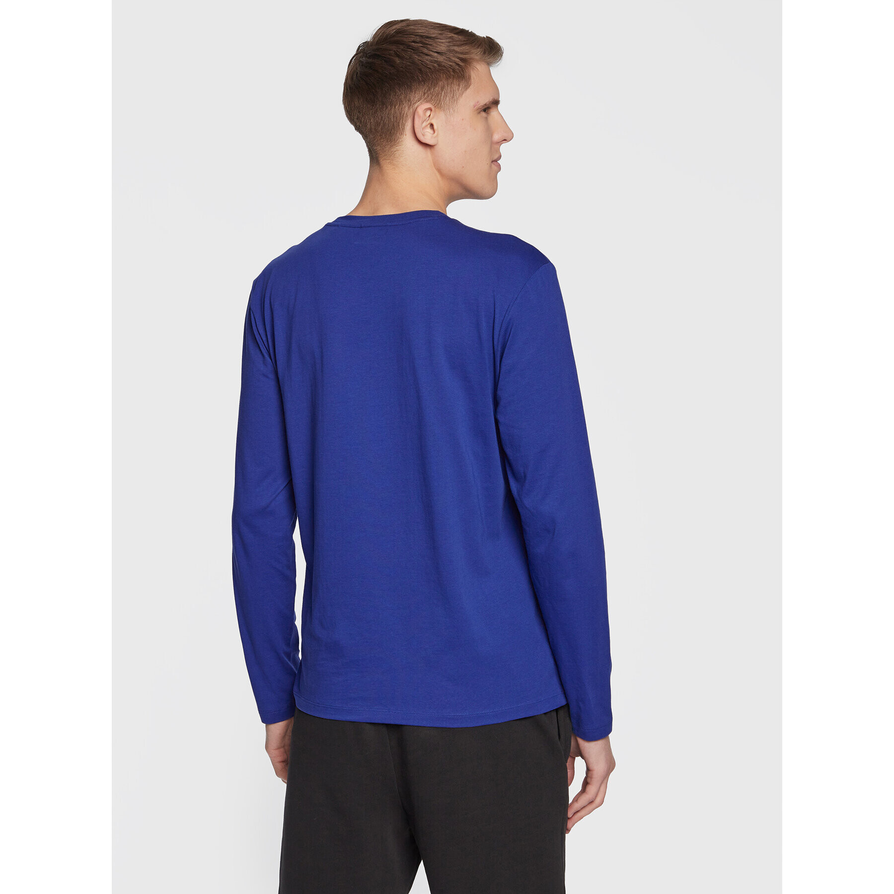 Hugo Longsleeve 50482095 Albastru Regular Fit - Pled.ro