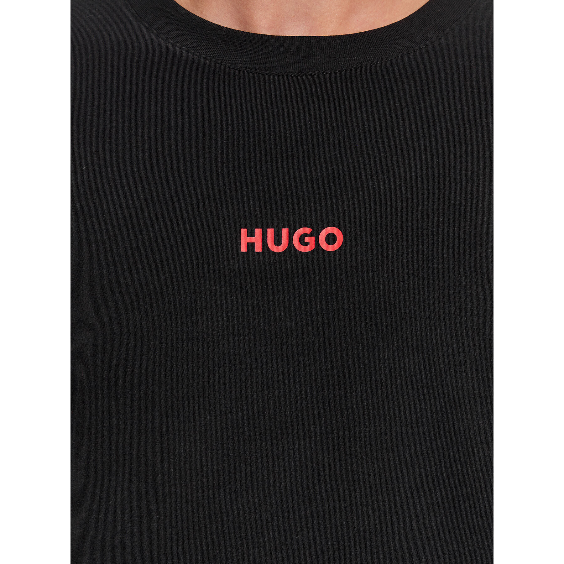 Hugo Longsleeve 50502399 Negru Regular Fit - Pled.ro