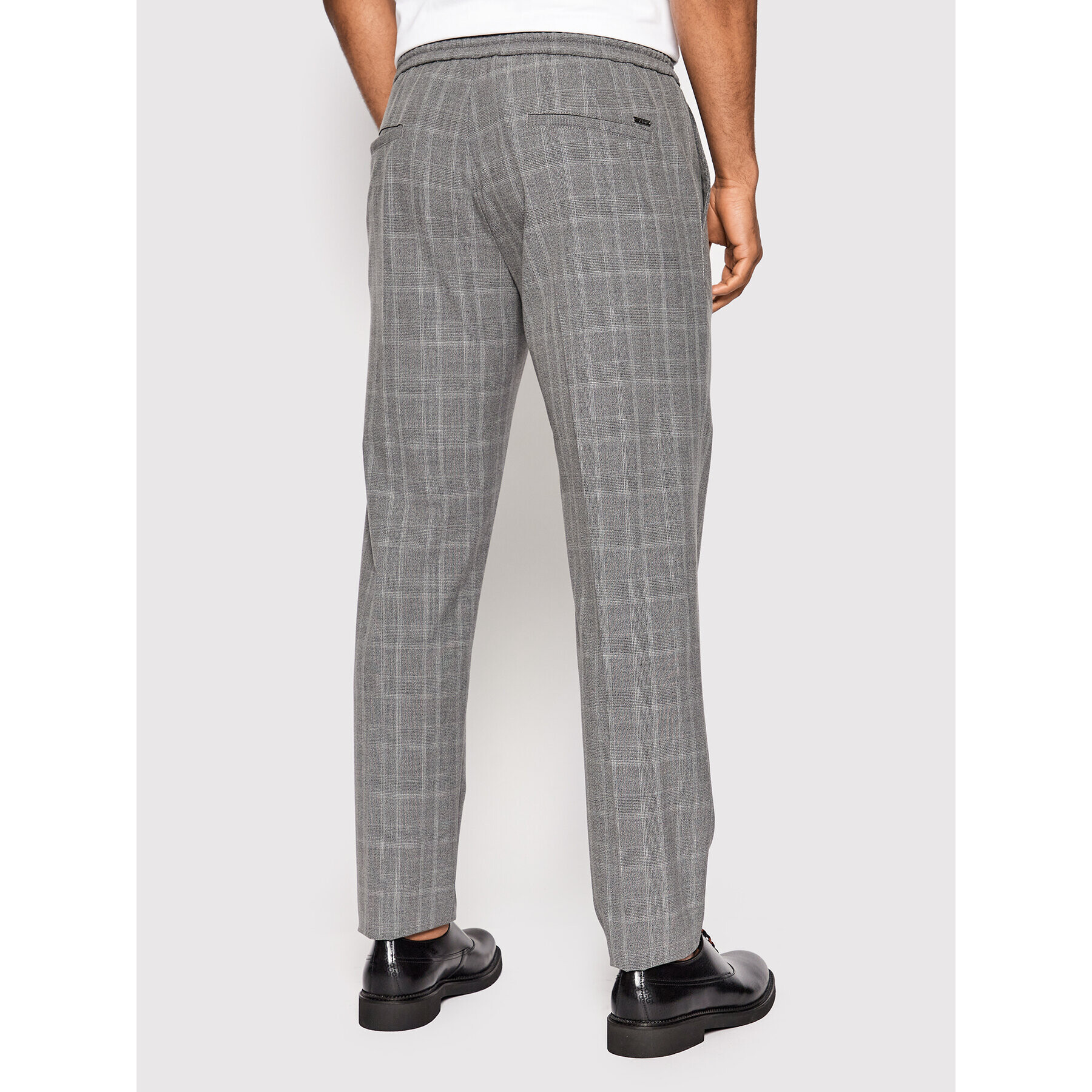 Hugo Pantaloni din material Gyte221 50471766 Gri Slim Fit - Pled.ro