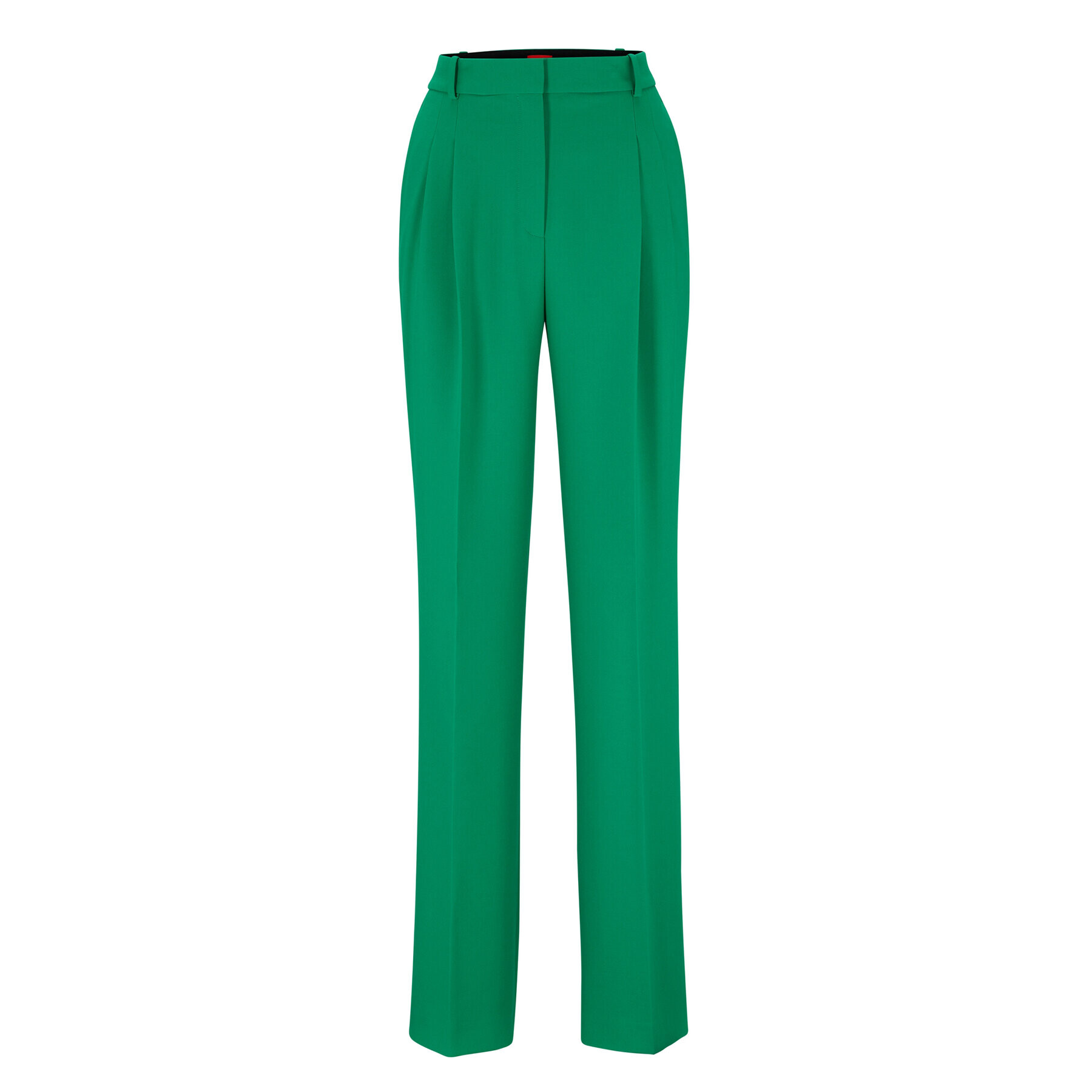 Hugo Pantaloni din material Havira 50489247 Verde Relaxed Fit - Pled.ro