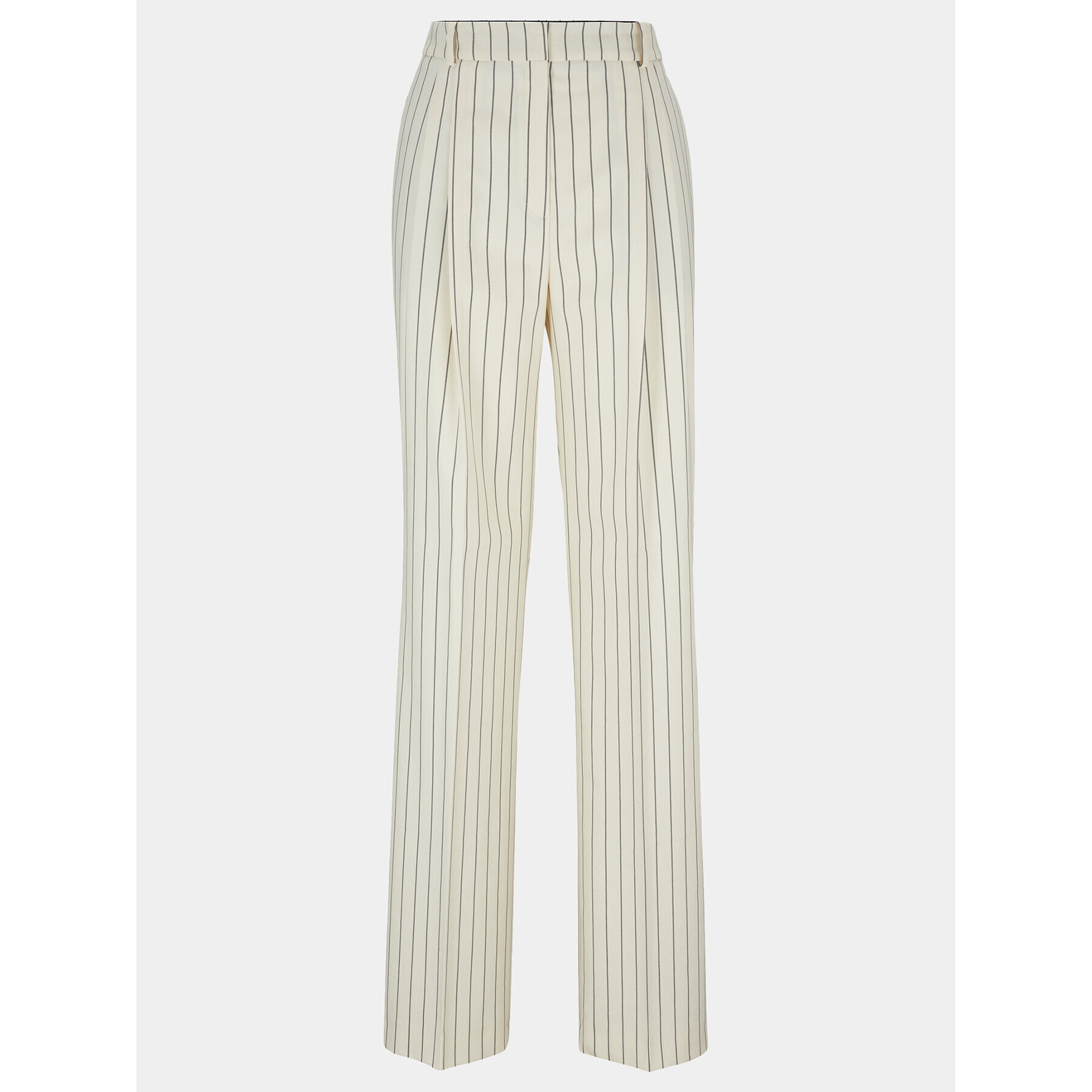 Hugo Pantaloni din material Havira 50495681 Écru Relaxed Fit - Pled.ro