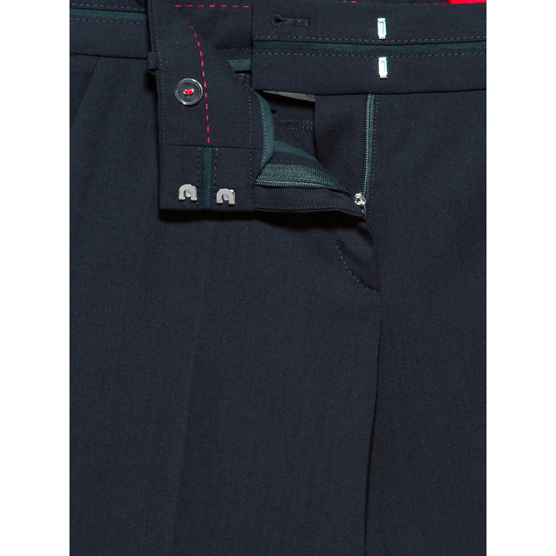 Hugo Pantaloni din material The 50440501 Bleumarin Skinny Fit - Pled.ro