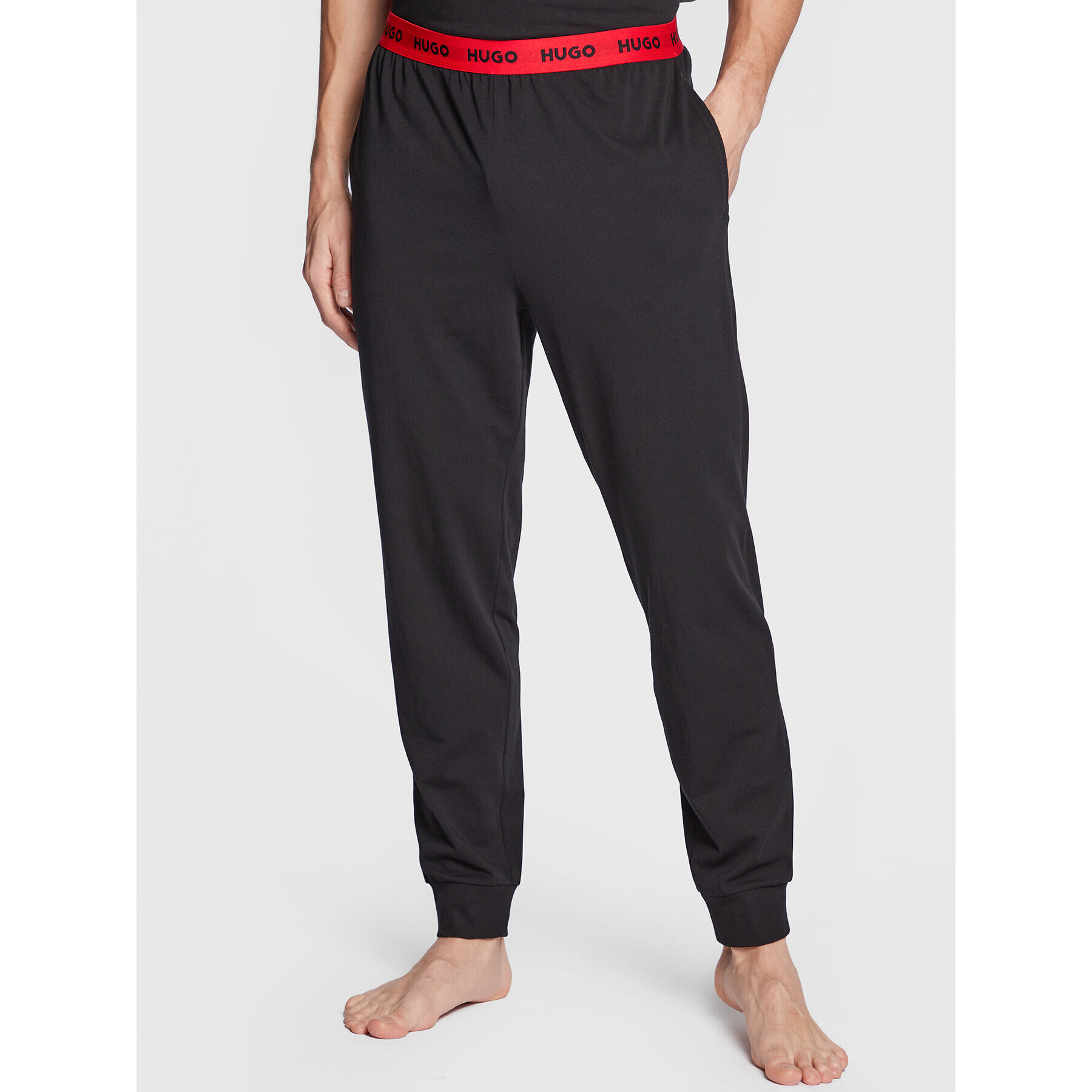 Hugo Pantaloni pijama Linked 50480236 Negru Regular Fit - Pled.ro