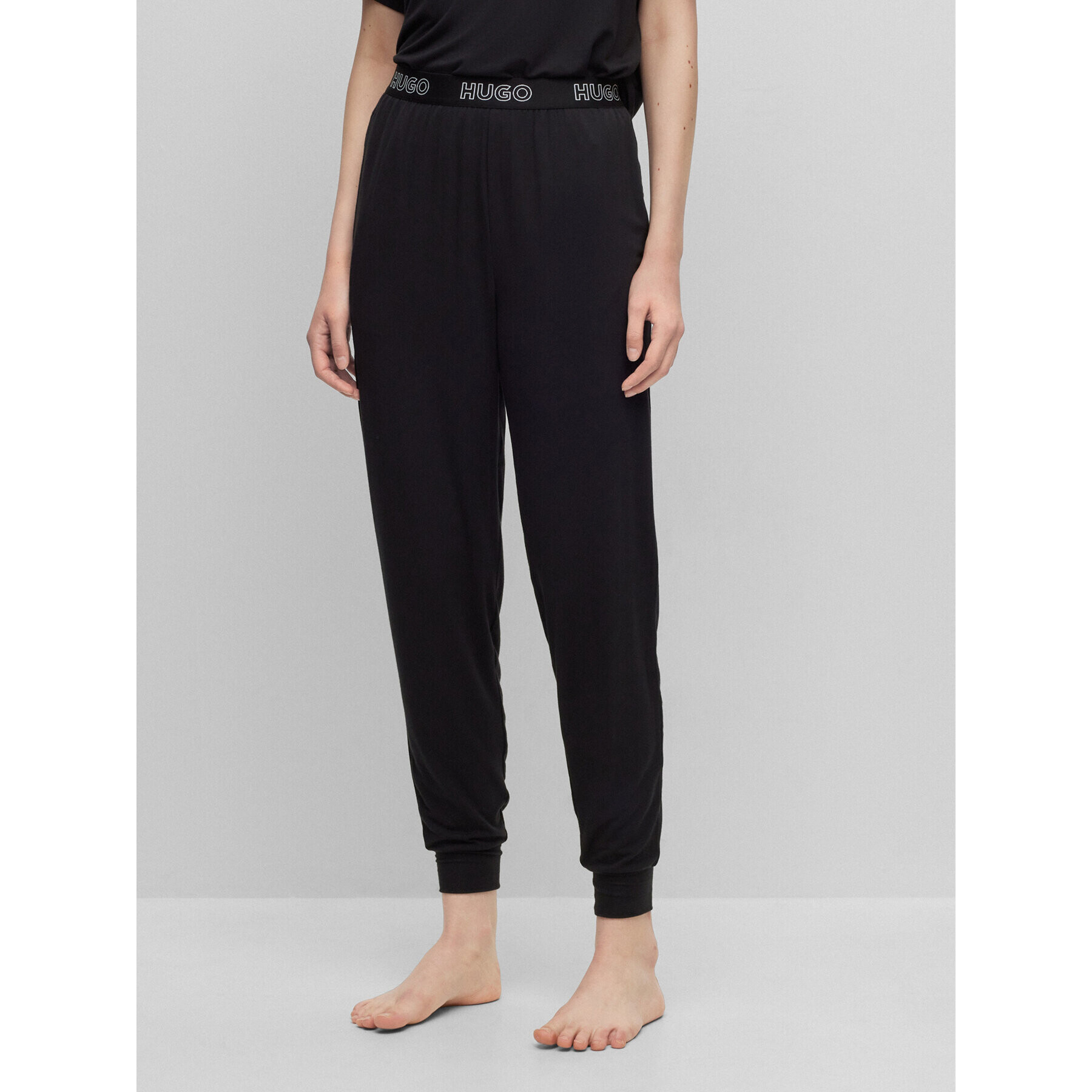 Hugo Pantaloni pijama Unite 50490703 Negru Regular Fit - Pled.ro