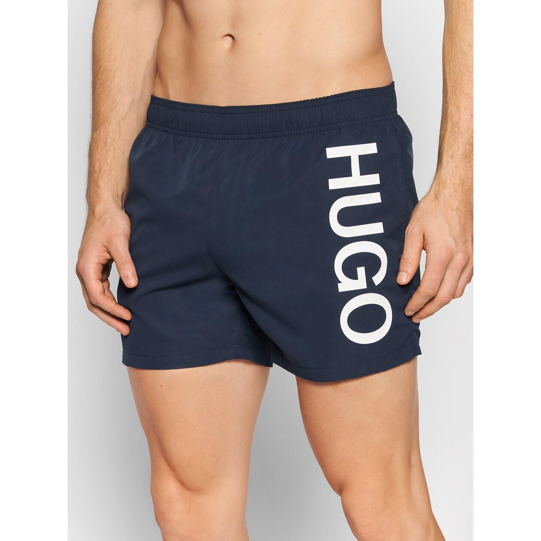 Hugo Pantaloni scurți pentru înot Abas 50461057 Bleumarin Regular Fit - Pled.ro