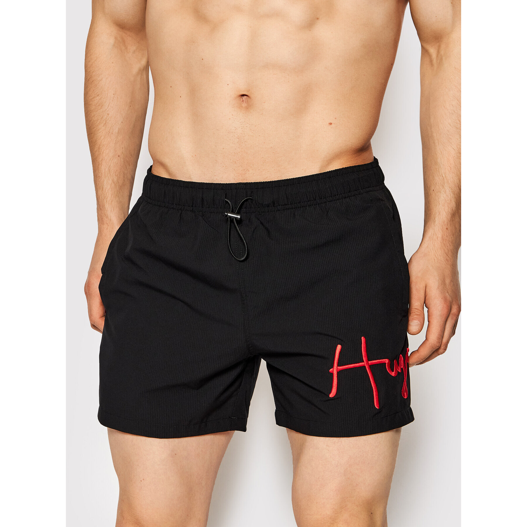 Hugo Pantaloni scurți pentru înot Dugo 50459180 Negru Regular Fit - Pled.ro