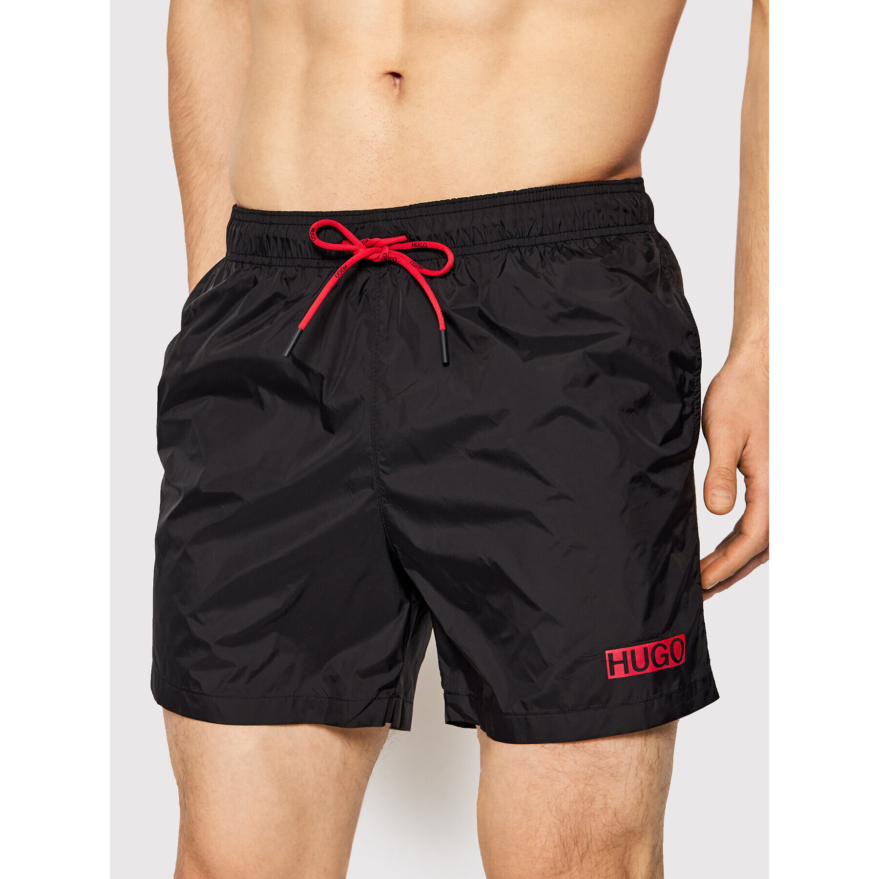 Hugo Pantaloni scurți pentru înot Haiti 50451267 Negru Regular Fit - Pled.ro