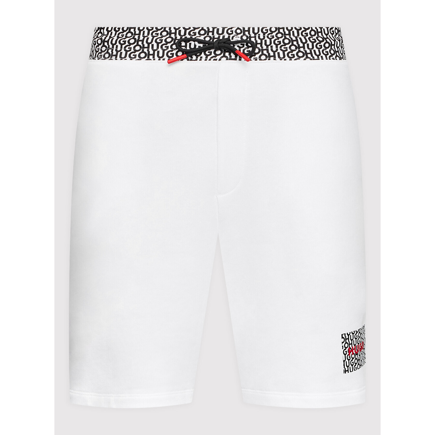 Hugo Pantaloni scurți sport Draig 50472727 Alb Regular Fit - Pled.ro