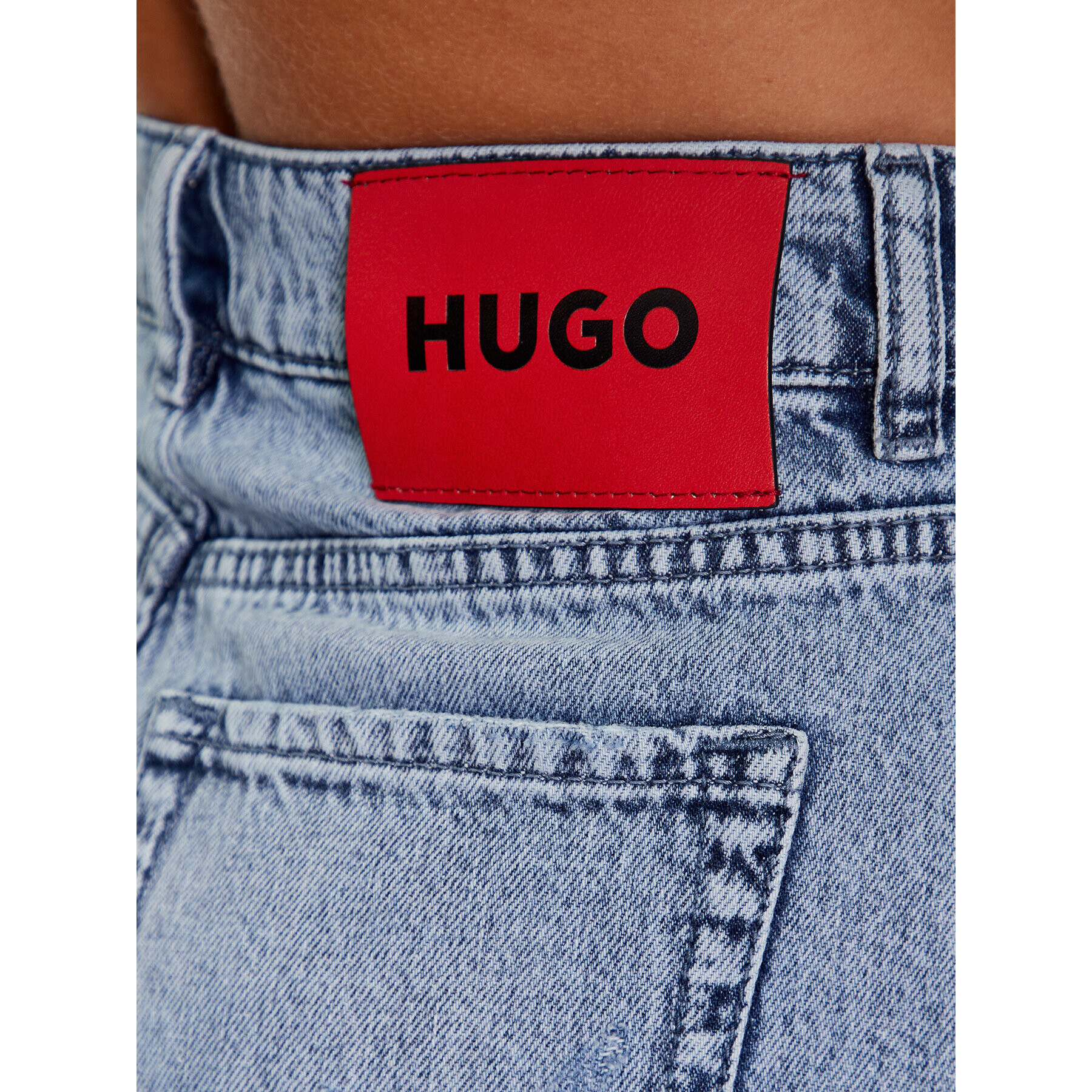 Hugo Pantaloni scurți de blugi 50489287 Albastru Regular Fit - Pled.ro