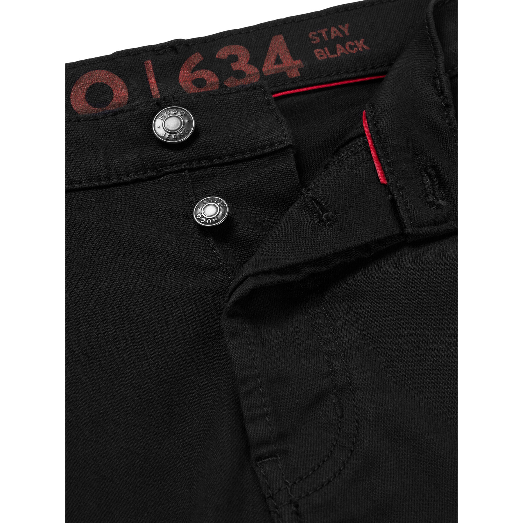 Hugo Pantaloni scurți de blugi 50489821 Negru Tapered Fit - Pled.ro