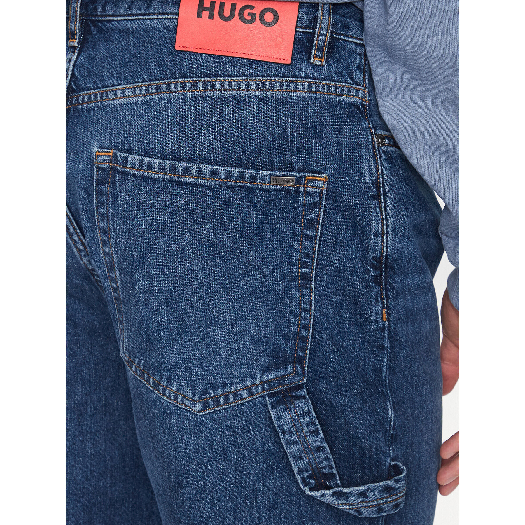 Hugo Pantaloni scurți de blugi 50489985 Albastru Regular Fit - Pled.ro