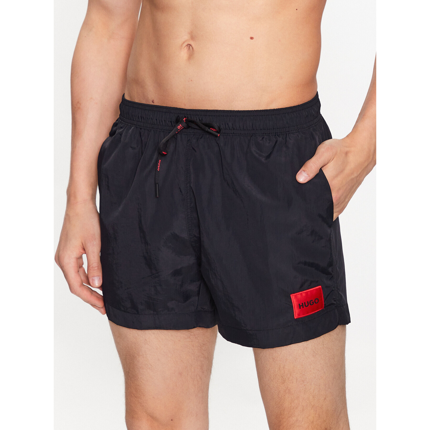 Hugo Pantaloni scurți pentru înot Dominica 50493450 Negru Regular Fit - Pled.ro