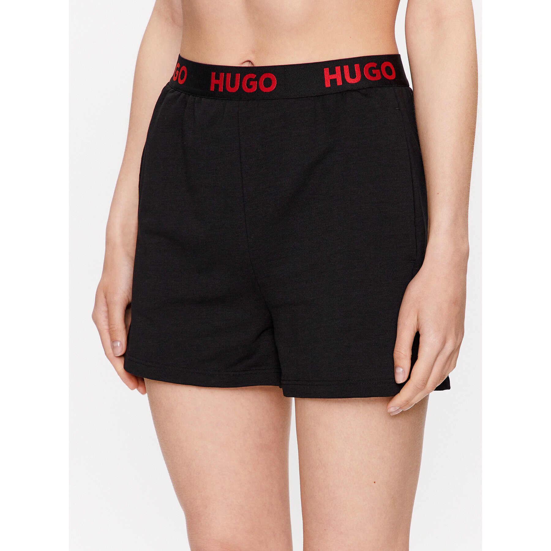 Hugo Pantaloni scurți pijama 50490600 Negru Regular Fit - Pled.ro