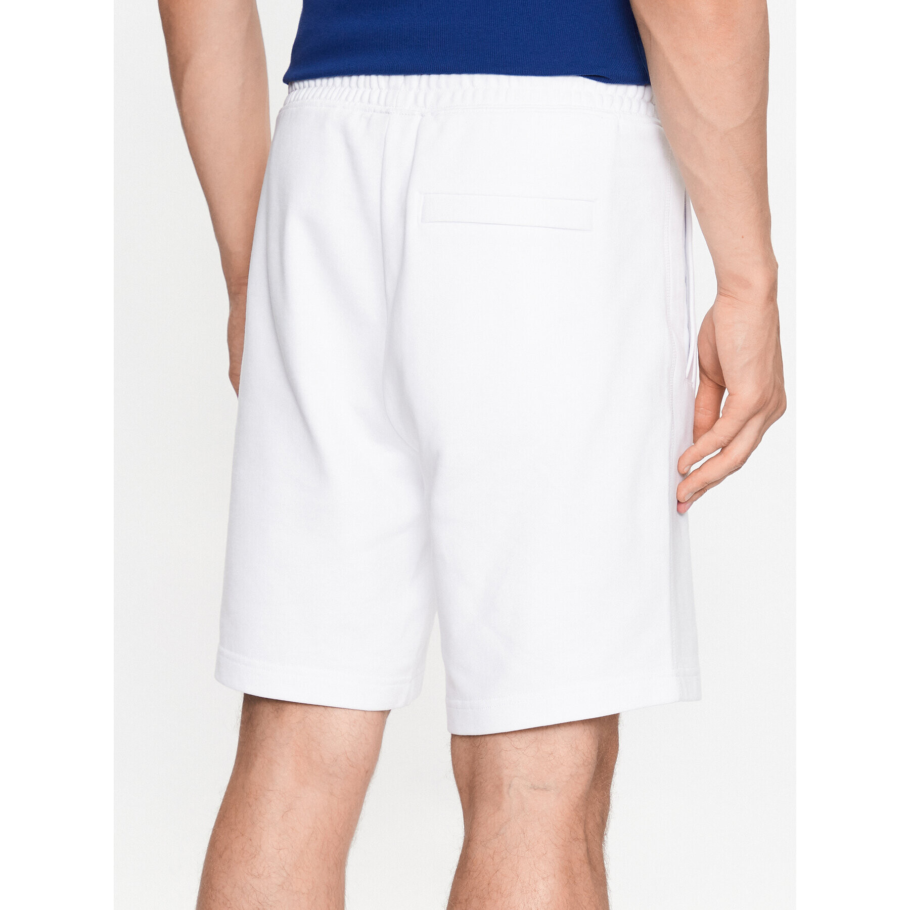 Hugo Pantaloni scurți sport Dampinas 50486438 Alb Relaxed Fit - Pled.ro