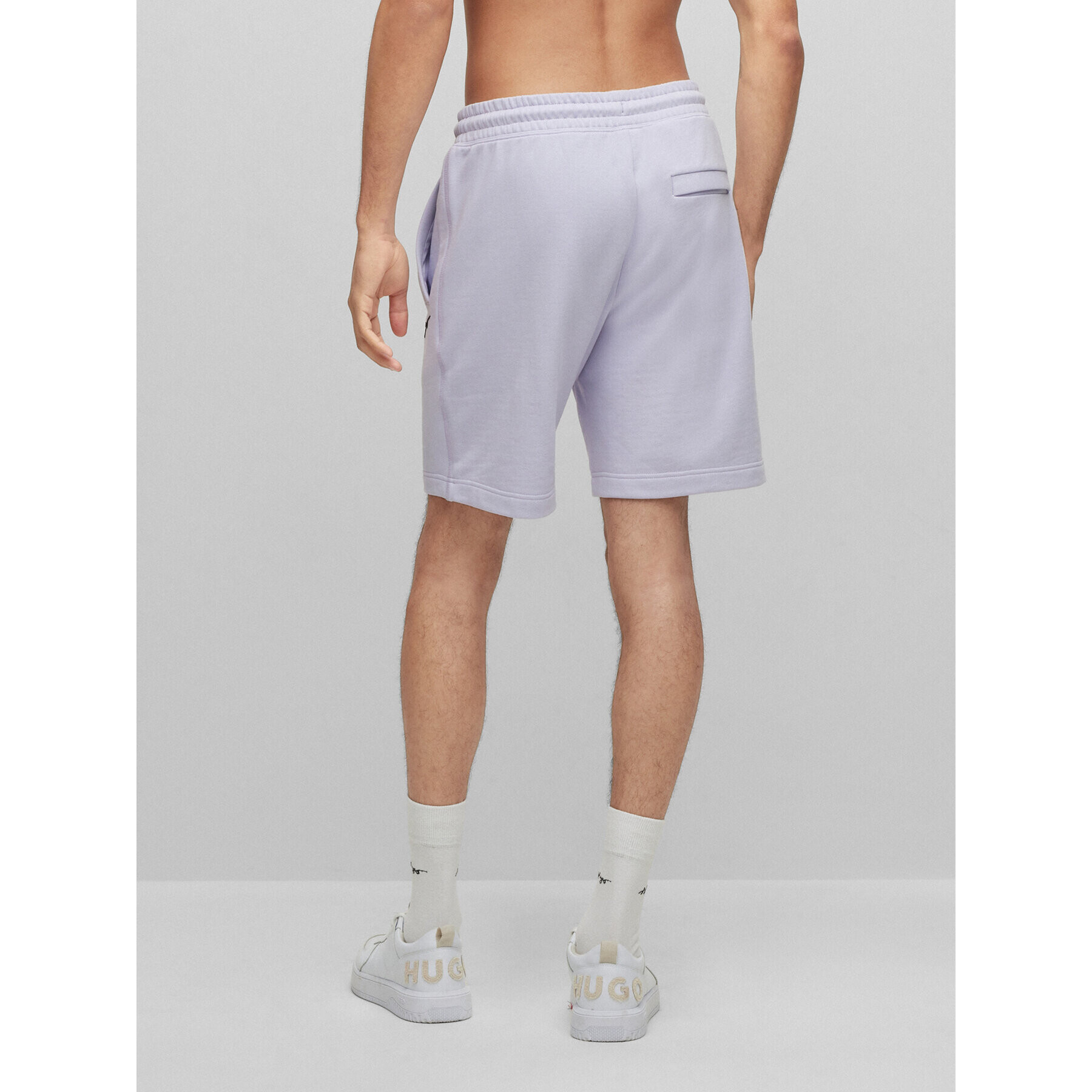 Hugo Pantaloni scurți sport Dampinas 50486438 Violet Relaxed Fit - Pled.ro