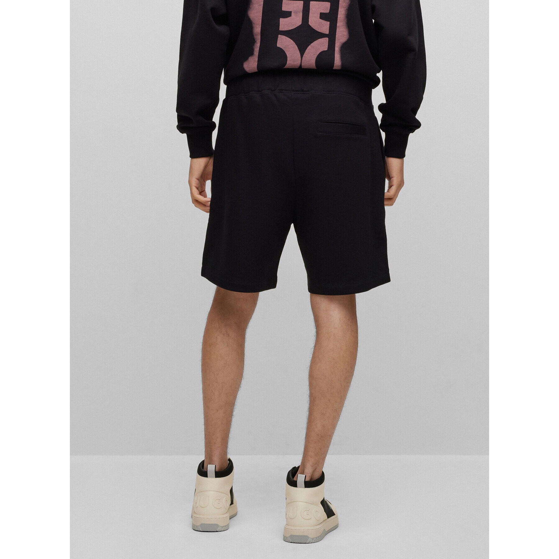 Hugo Pantaloni scurți sport 50487543 Negru Regular Fit - Pled.ro