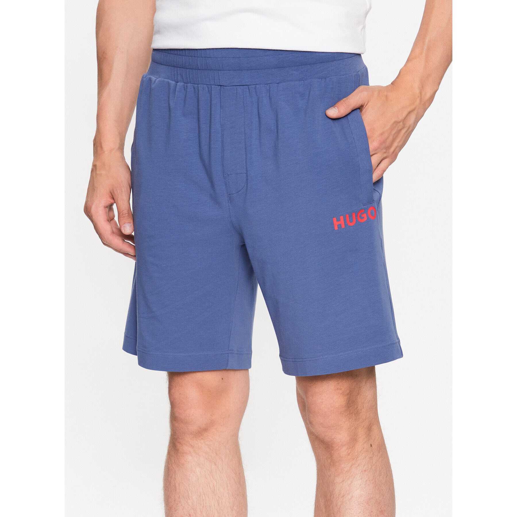 Hugo Pantaloni scurți sport 50490265 Albastru Regular Fit - Pled.ro