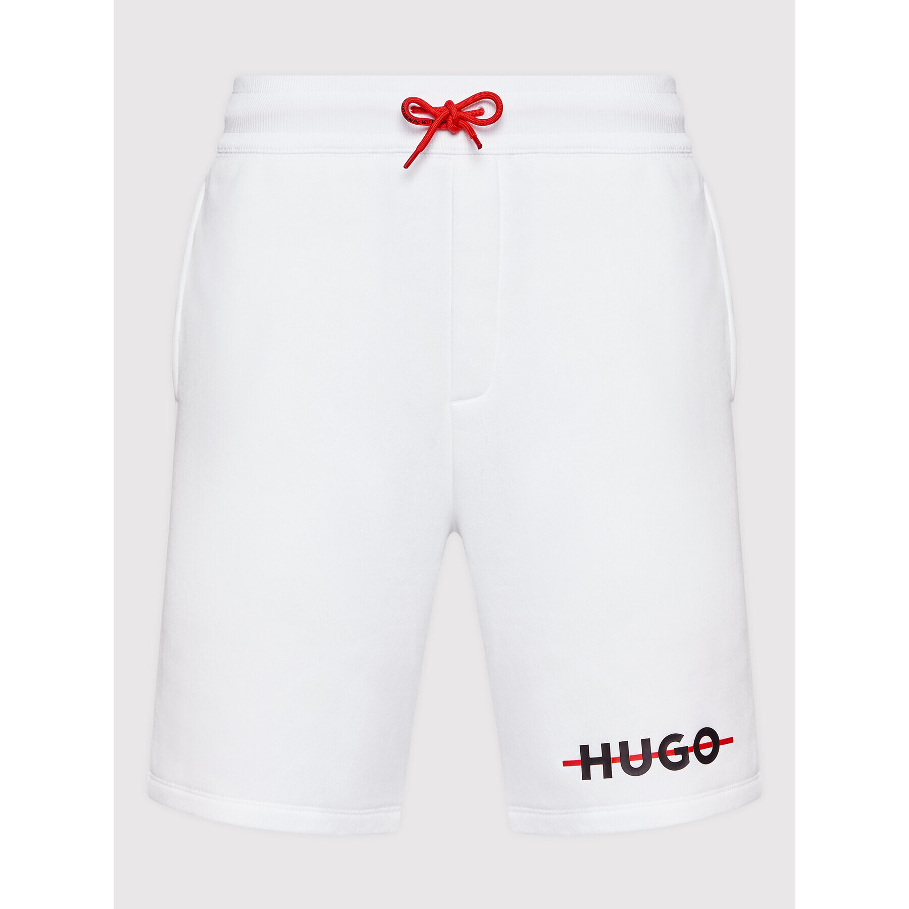 Hugo Pantaloni scurți sport Dedford 50481138 Alb Comfort Fit - Pled.ro