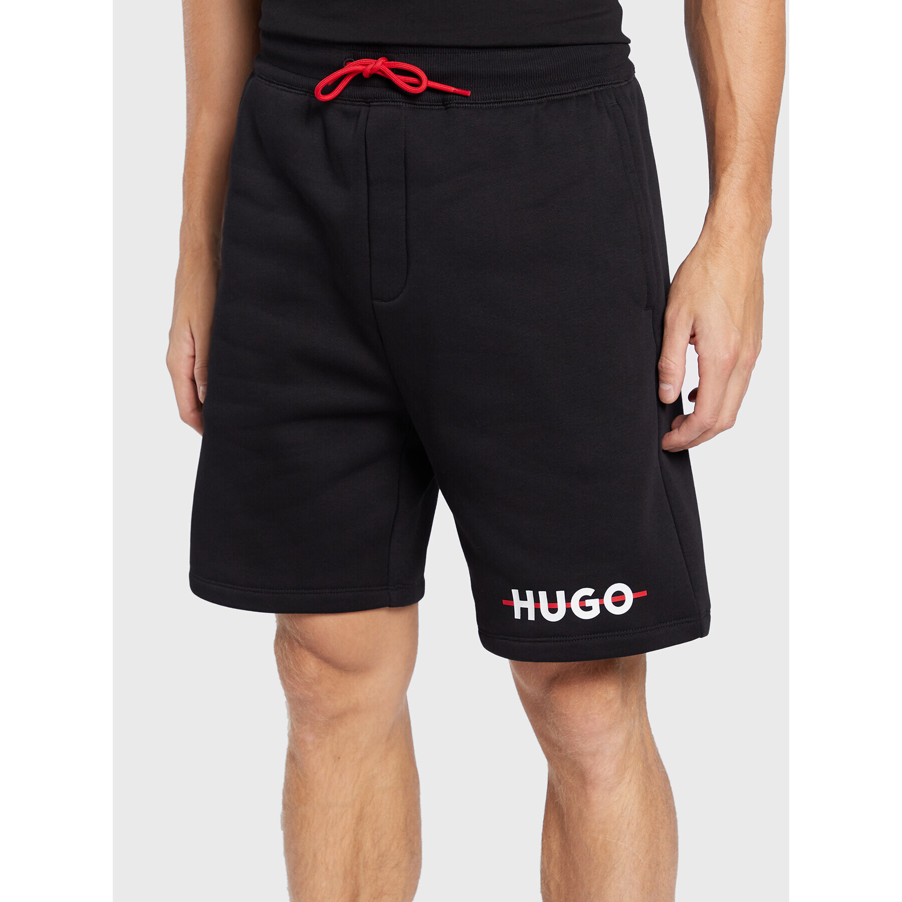 Hugo Pantaloni scurți sport Dedford 50481138 Negru Comfort Fit - Pled.ro