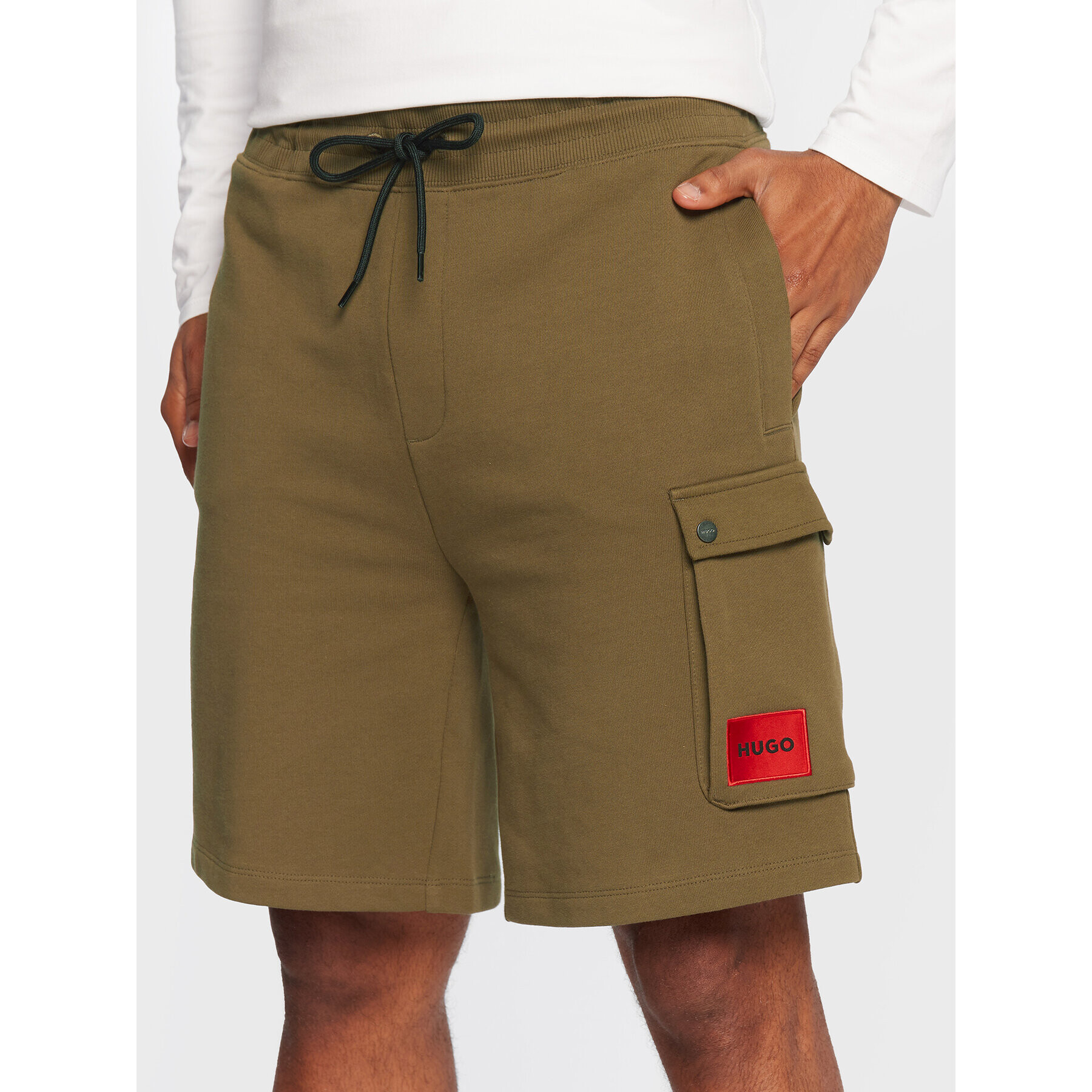 Hugo Pantaloni scurți sport Dizzi222 50466702 Verde Regular Fit - Pled.ro