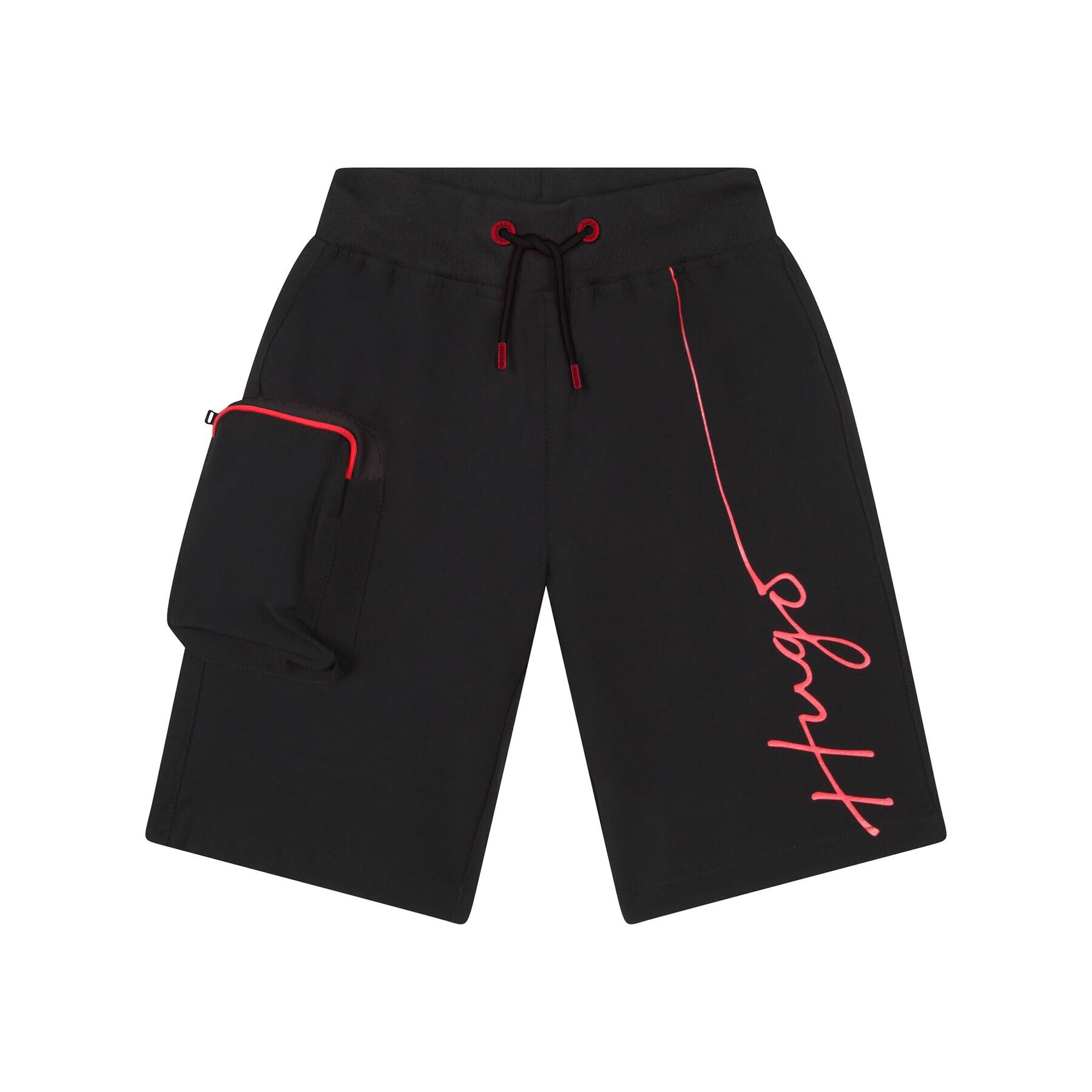 Hugo Pantaloni scurți sport G24102 D Negru Regular Fit - Pled.ro