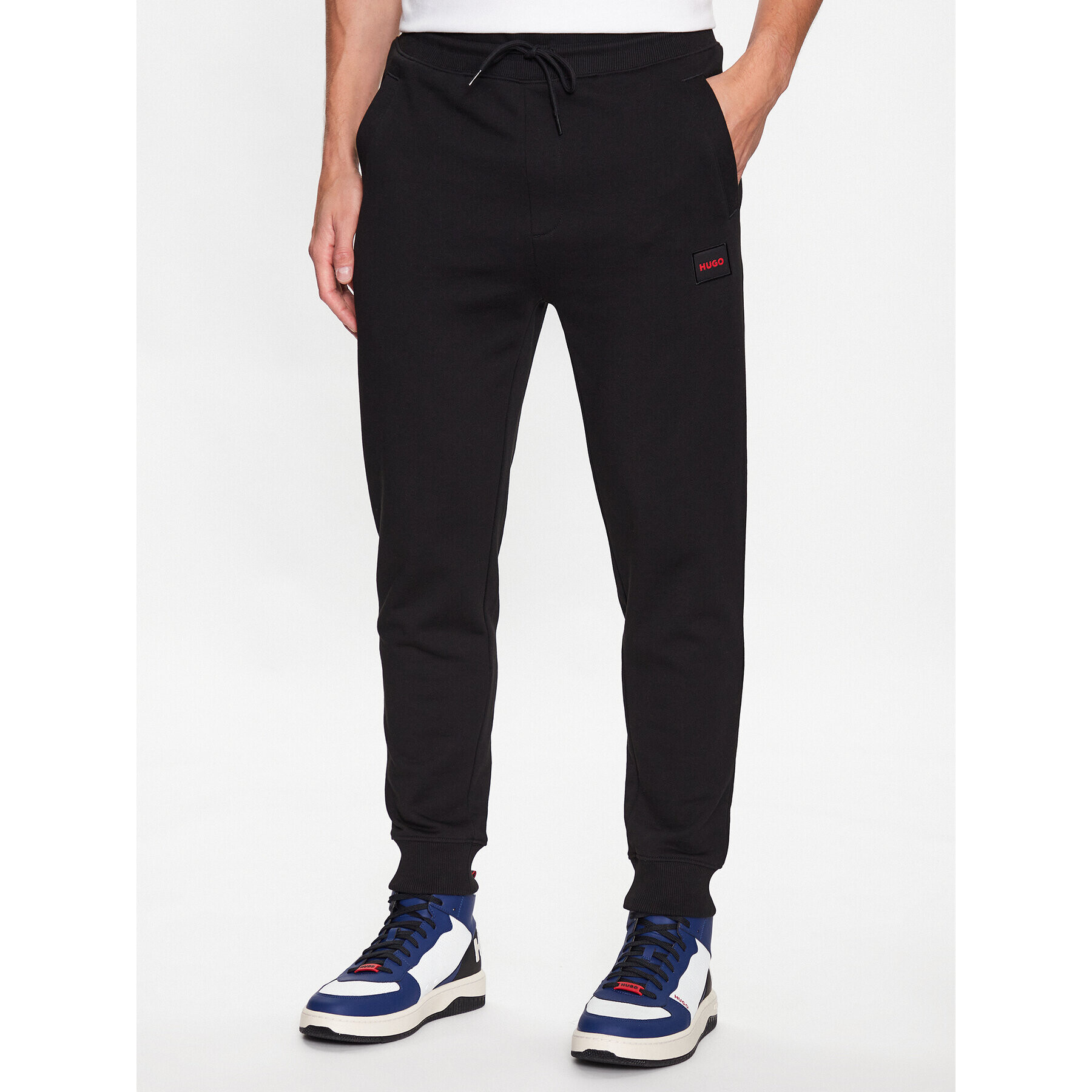 Hugo Pantaloni trening 50447963 Negru Regular Fit - Pled.ro