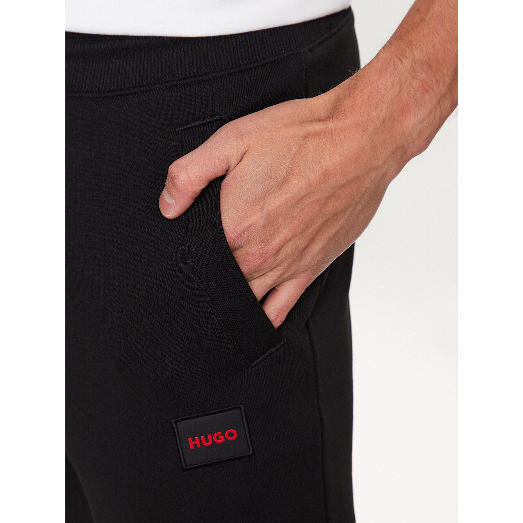 Hugo Pantaloni trening 50447963 Negru Regular Fit - Pled.ro